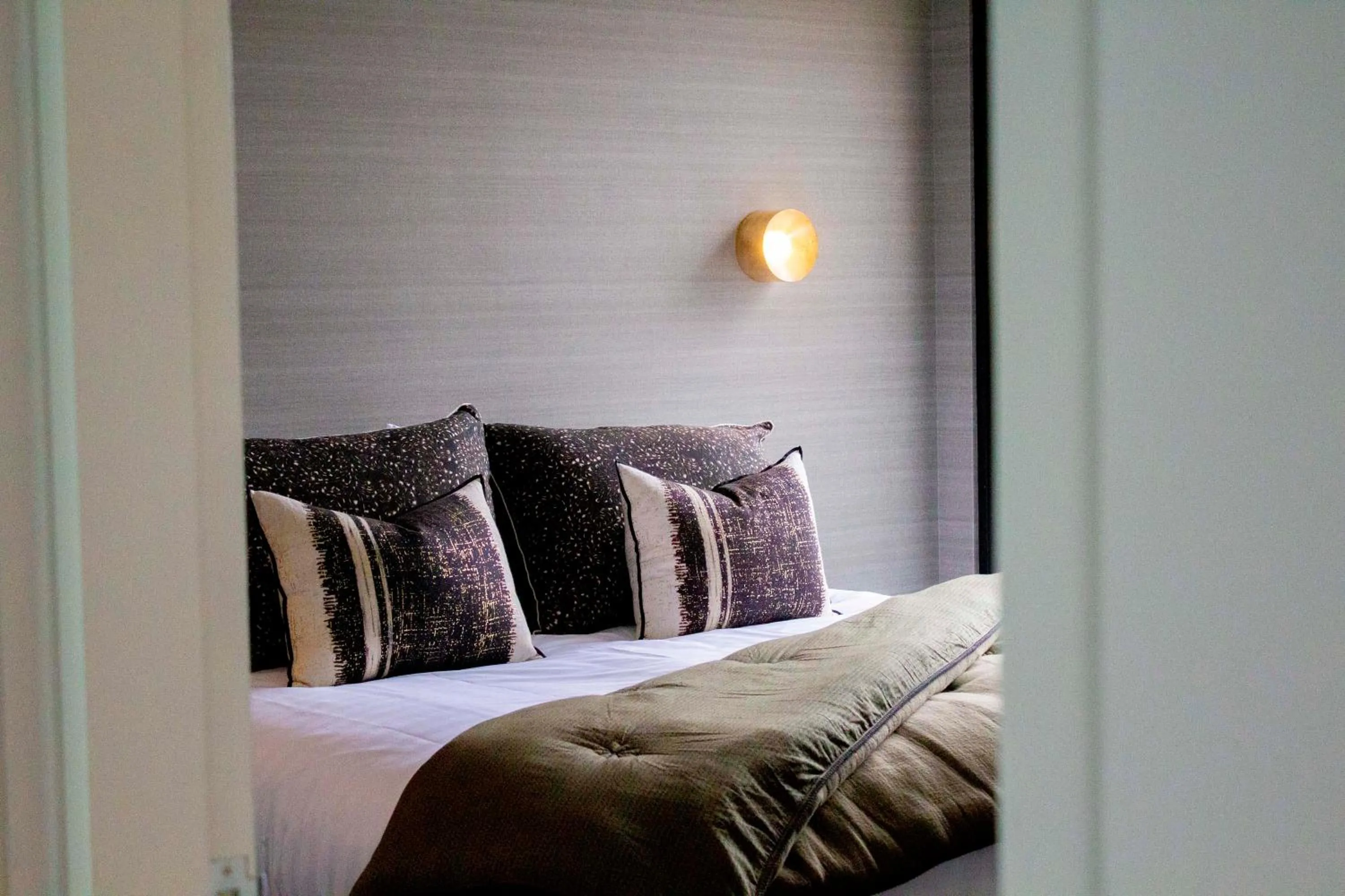 Bedroom, Bed in Carmel at Sorrento