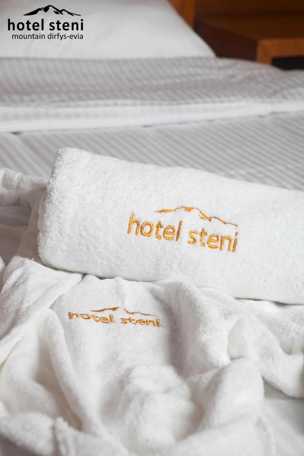 Bed in Hotel Steni