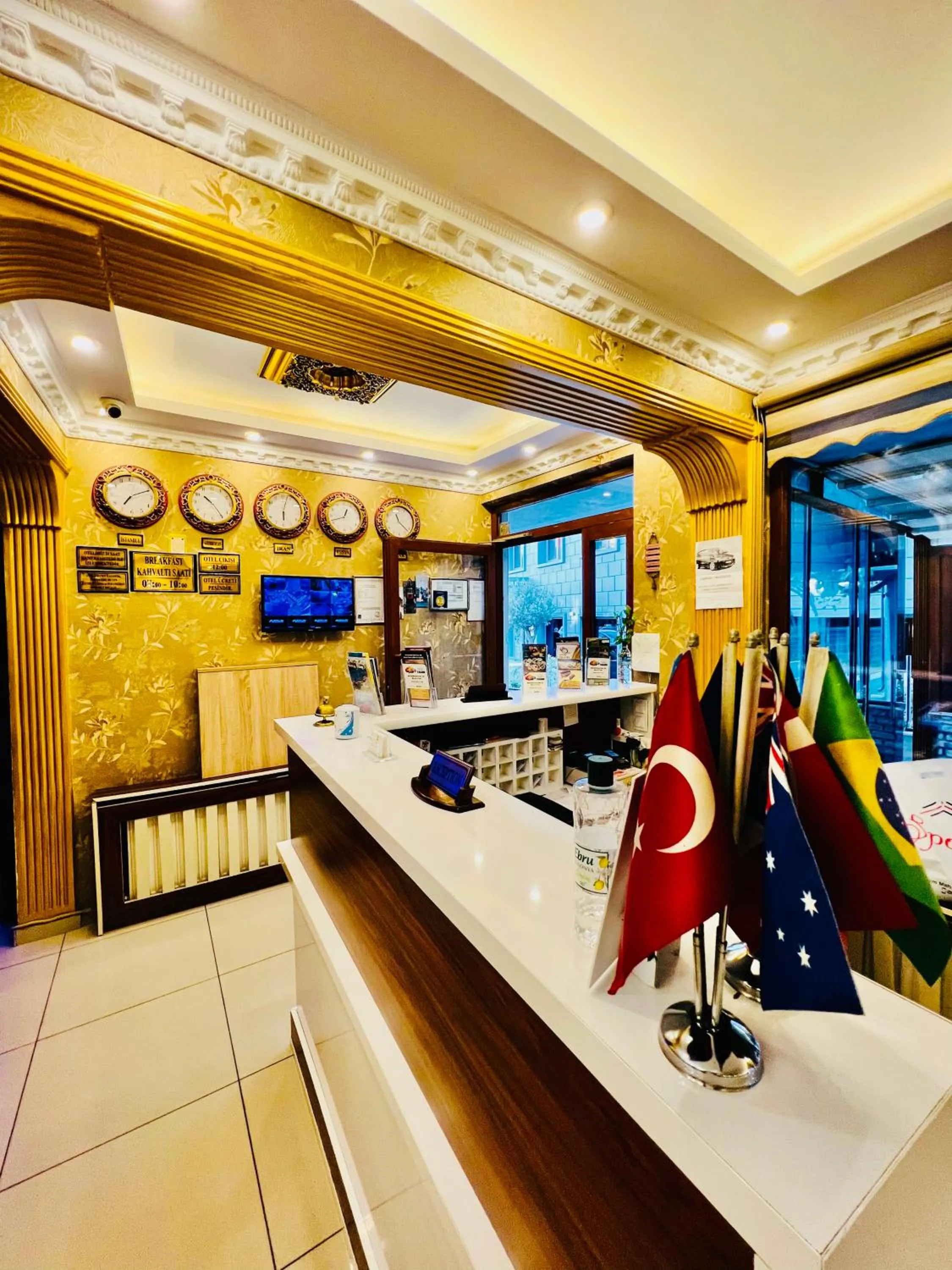 Lobby or reception in Liman Hotel