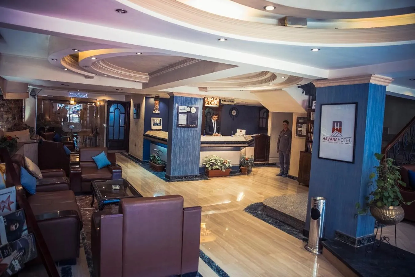 Lobby or reception in Havana Hotel Cairo