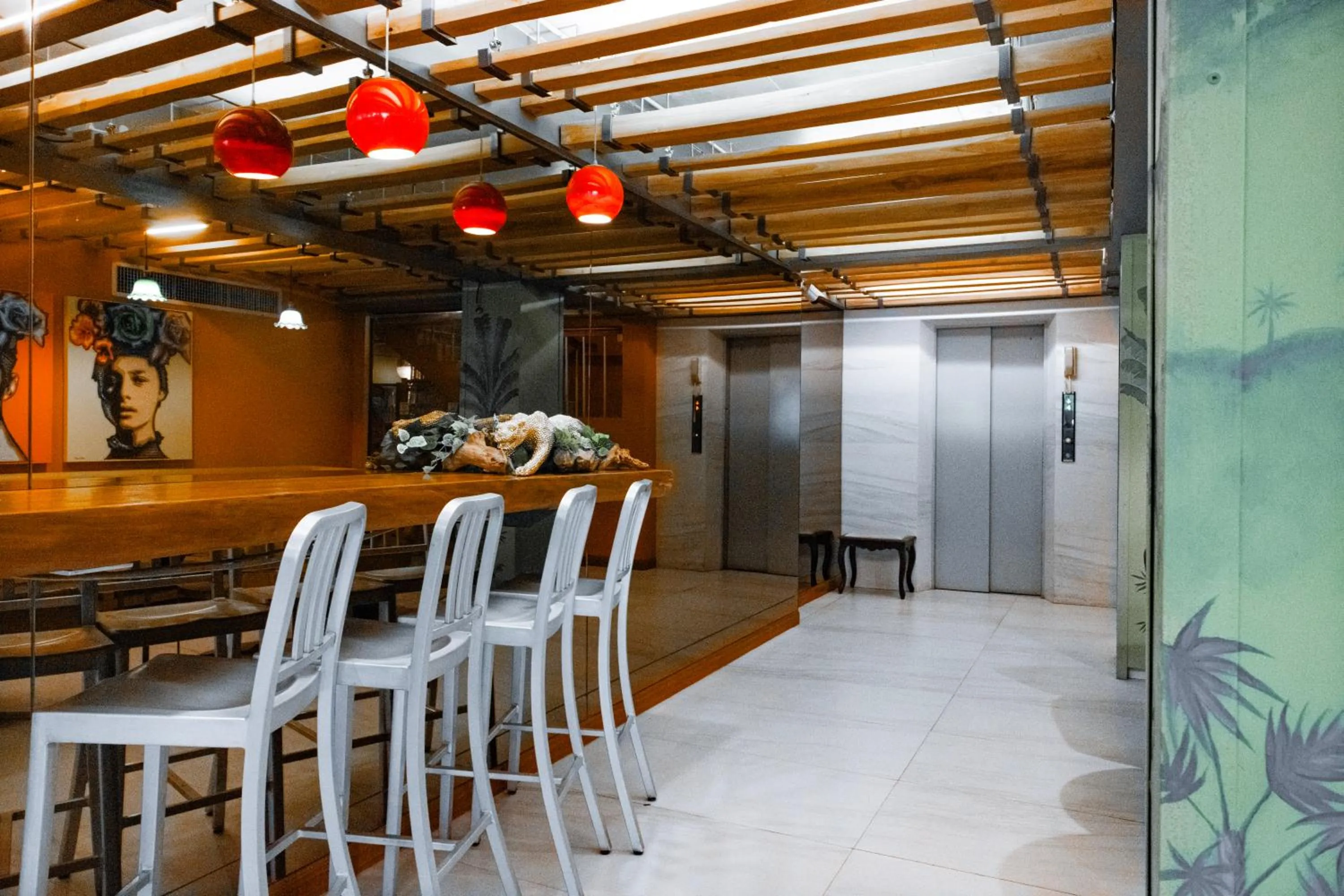 Lobby or reception in Metro Pratunam Boutique Hotel