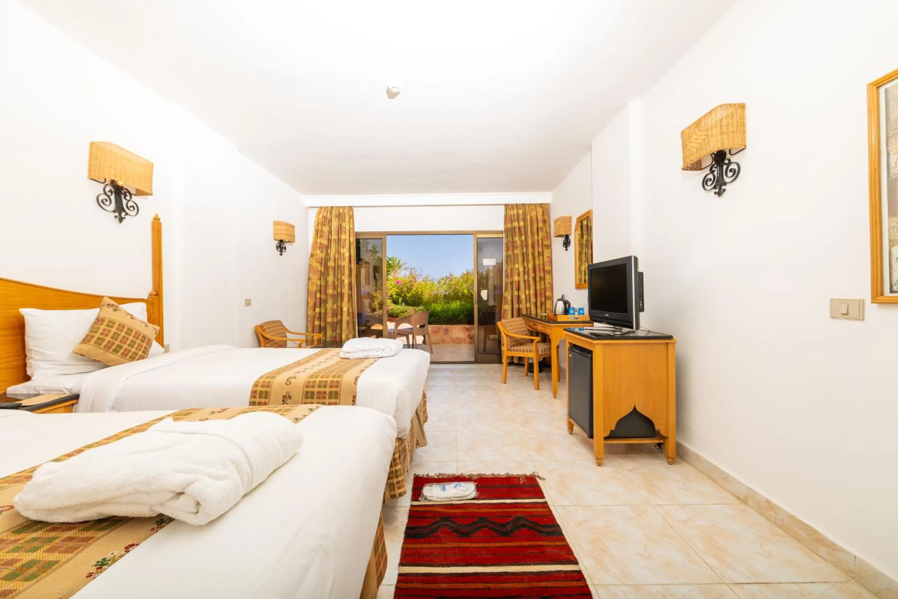 Garden in Flamenco Beach & Resort Quseir