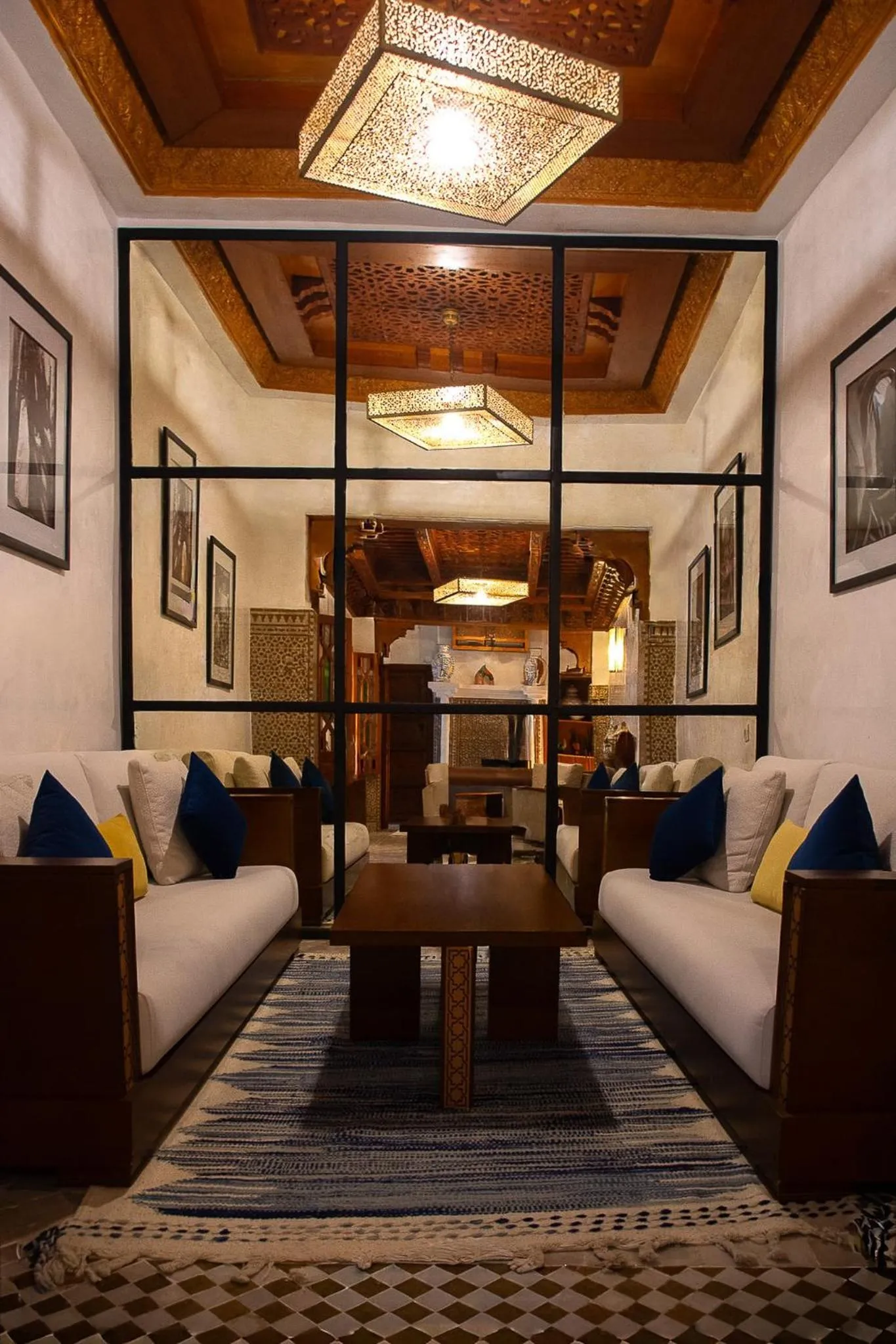 Living room in Riad Atlas Acacia