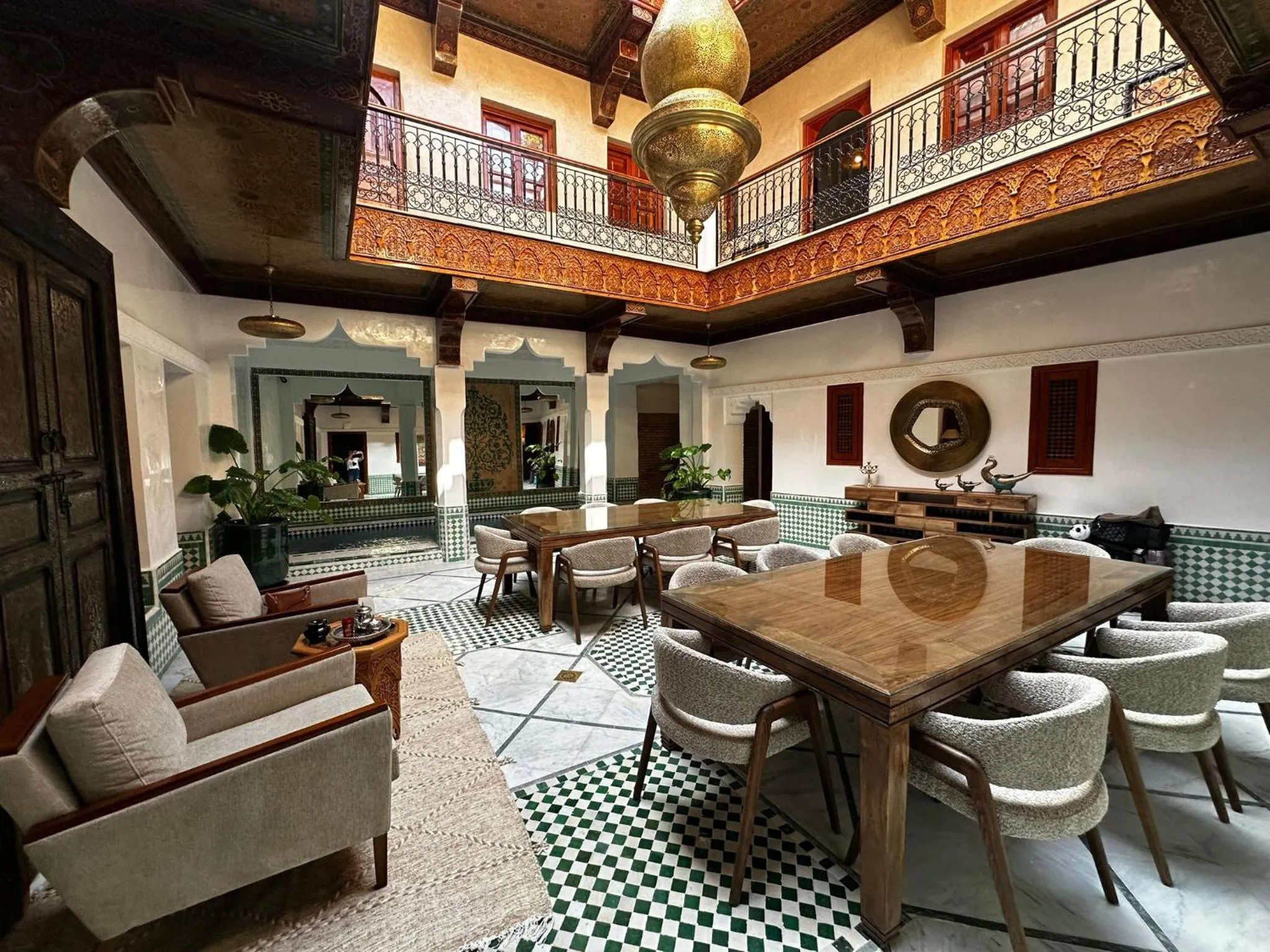 Patio in Riad Atlas Acacia