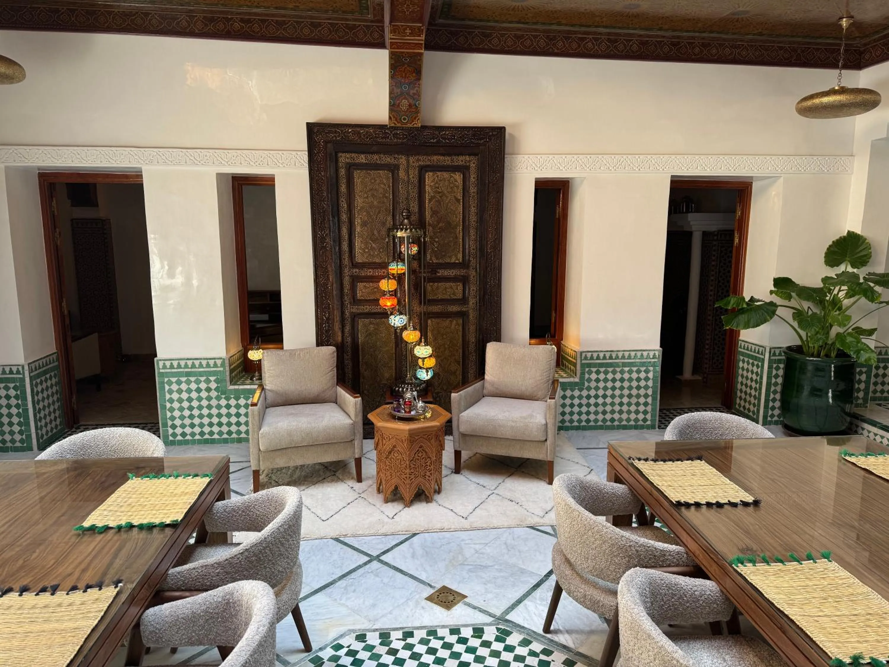 Patio in Riad Atlas Acacia