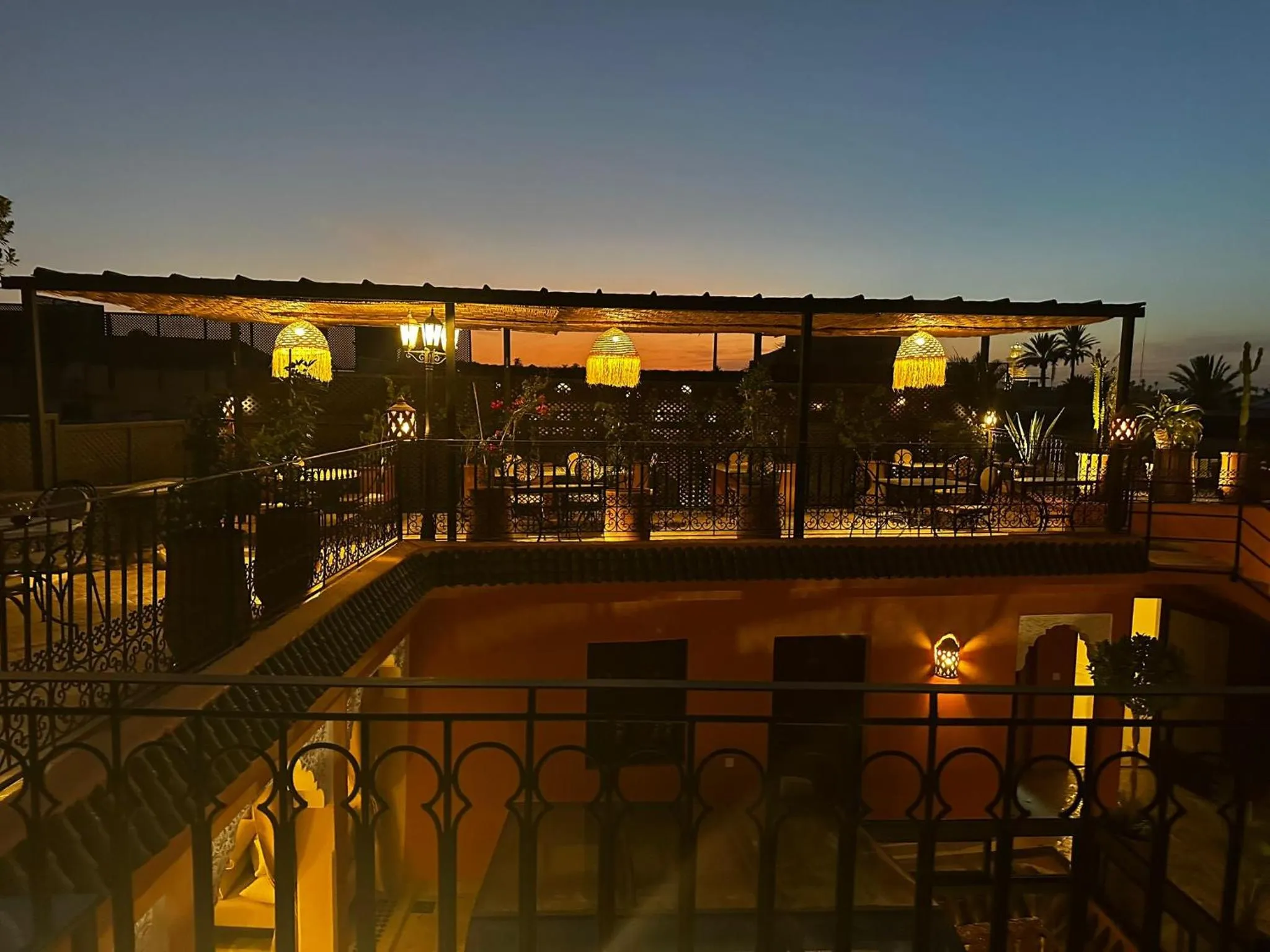 Patio in Riad Atlas Acacia