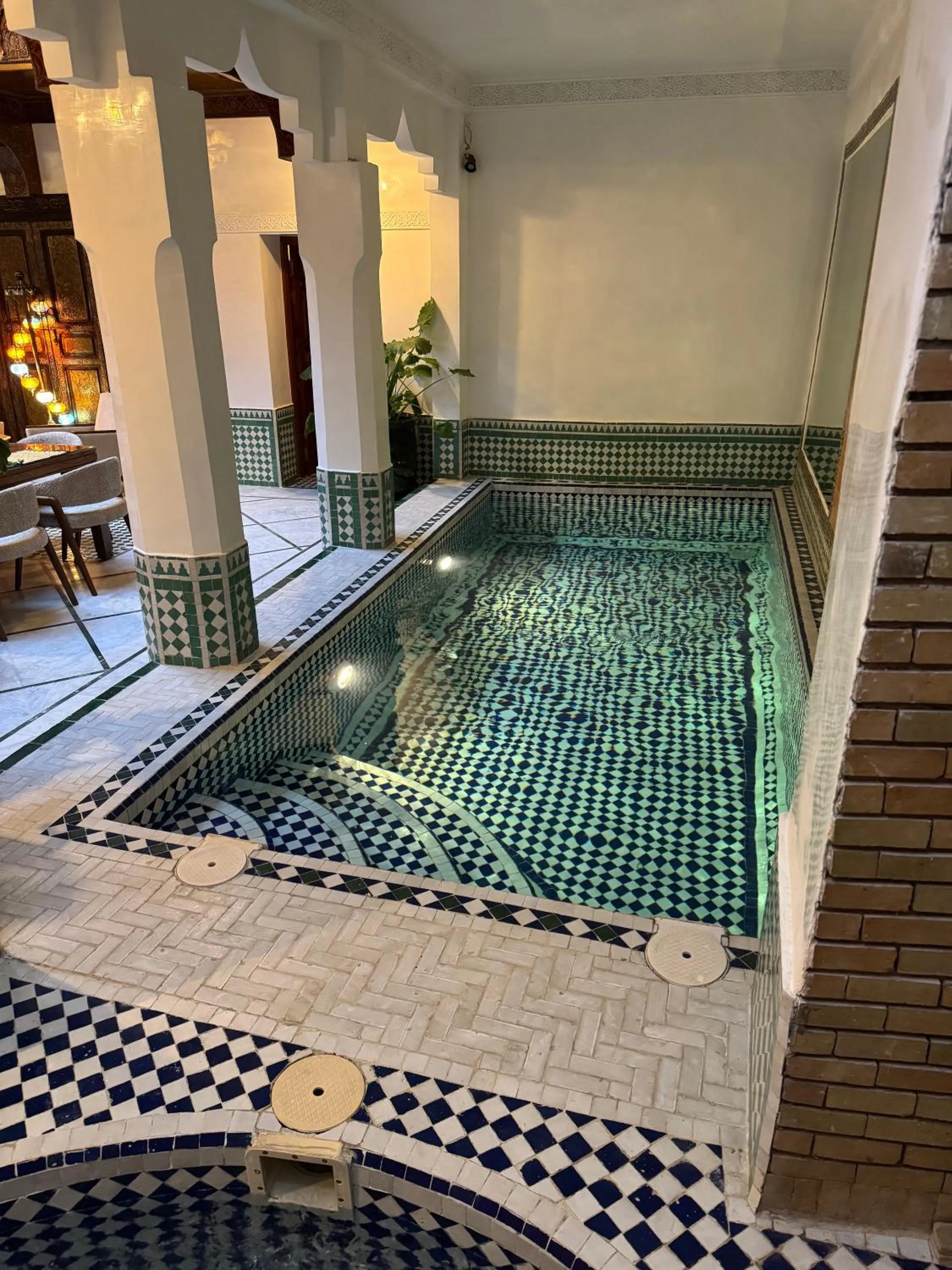 Swimming pool in Riad Atlas Acacia