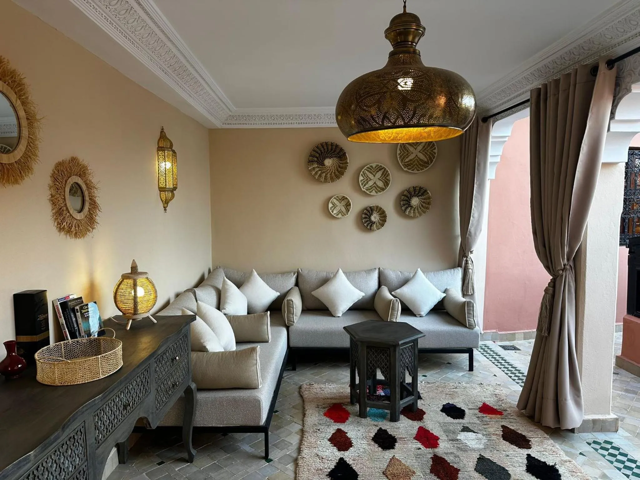 Patio in Riad Atlas Acacia