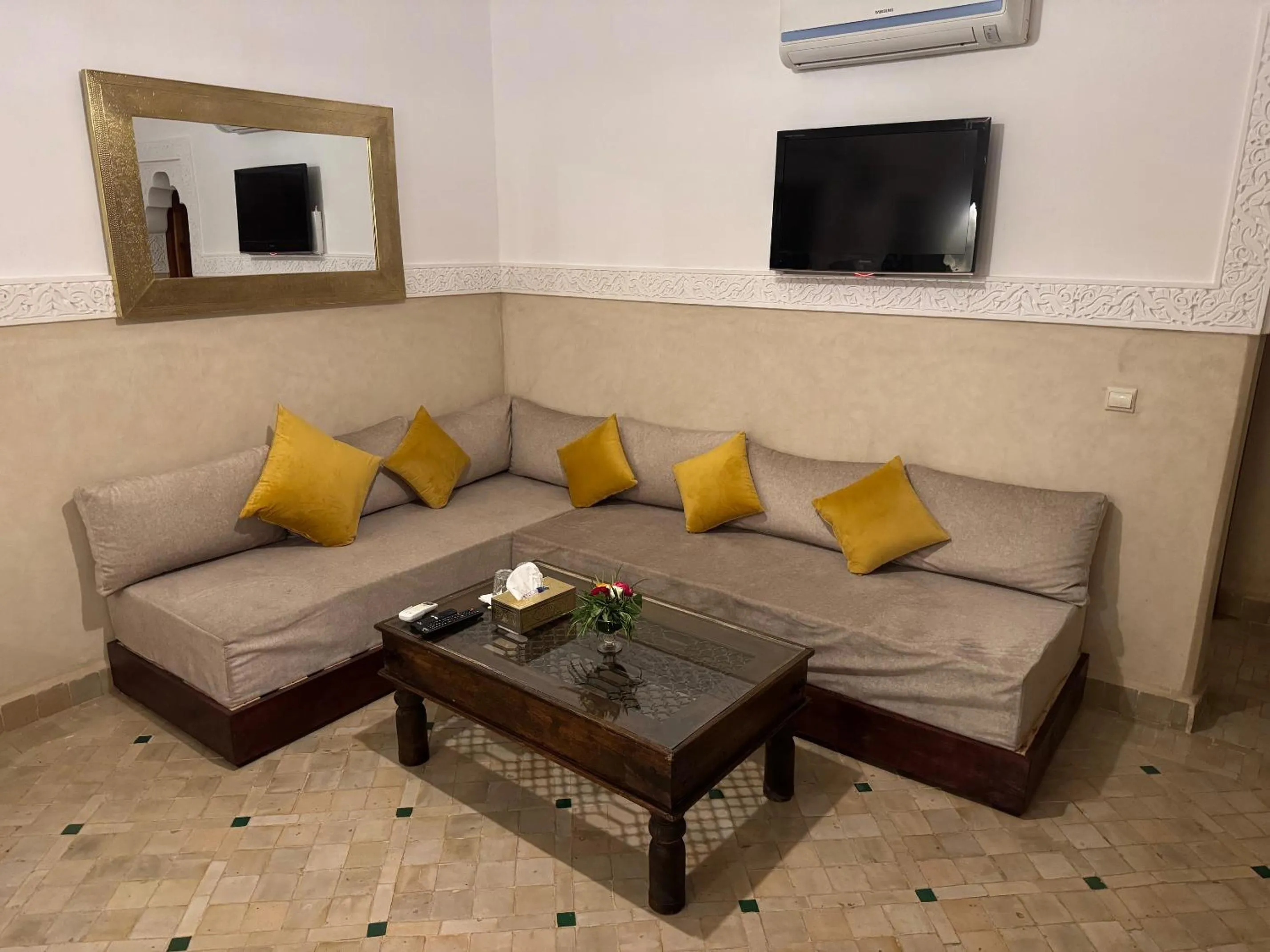 Living room in Riad Atlas Acacia