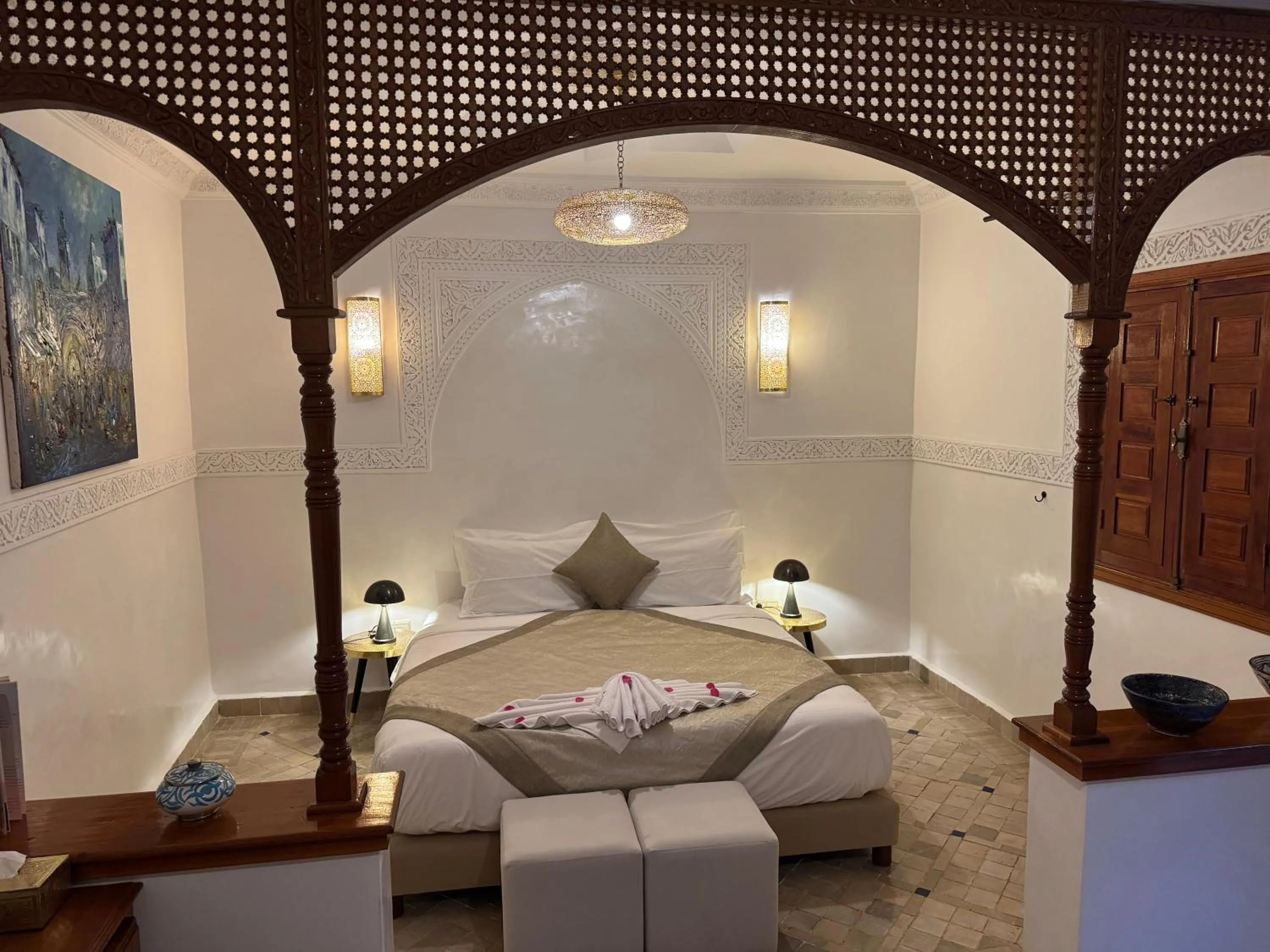 Bedroom in Riad Atlas Acacia