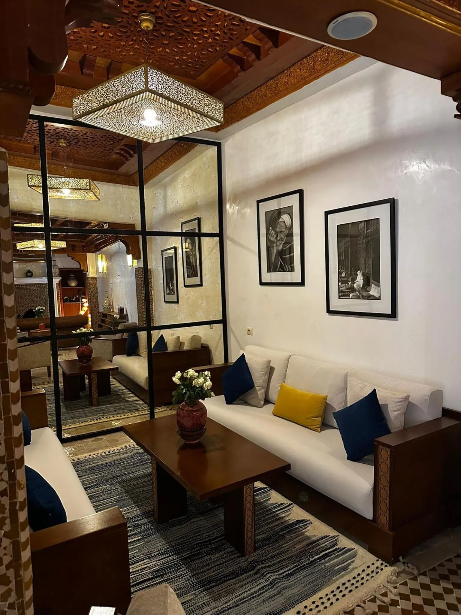 Living room in Riad Atlas Acacia