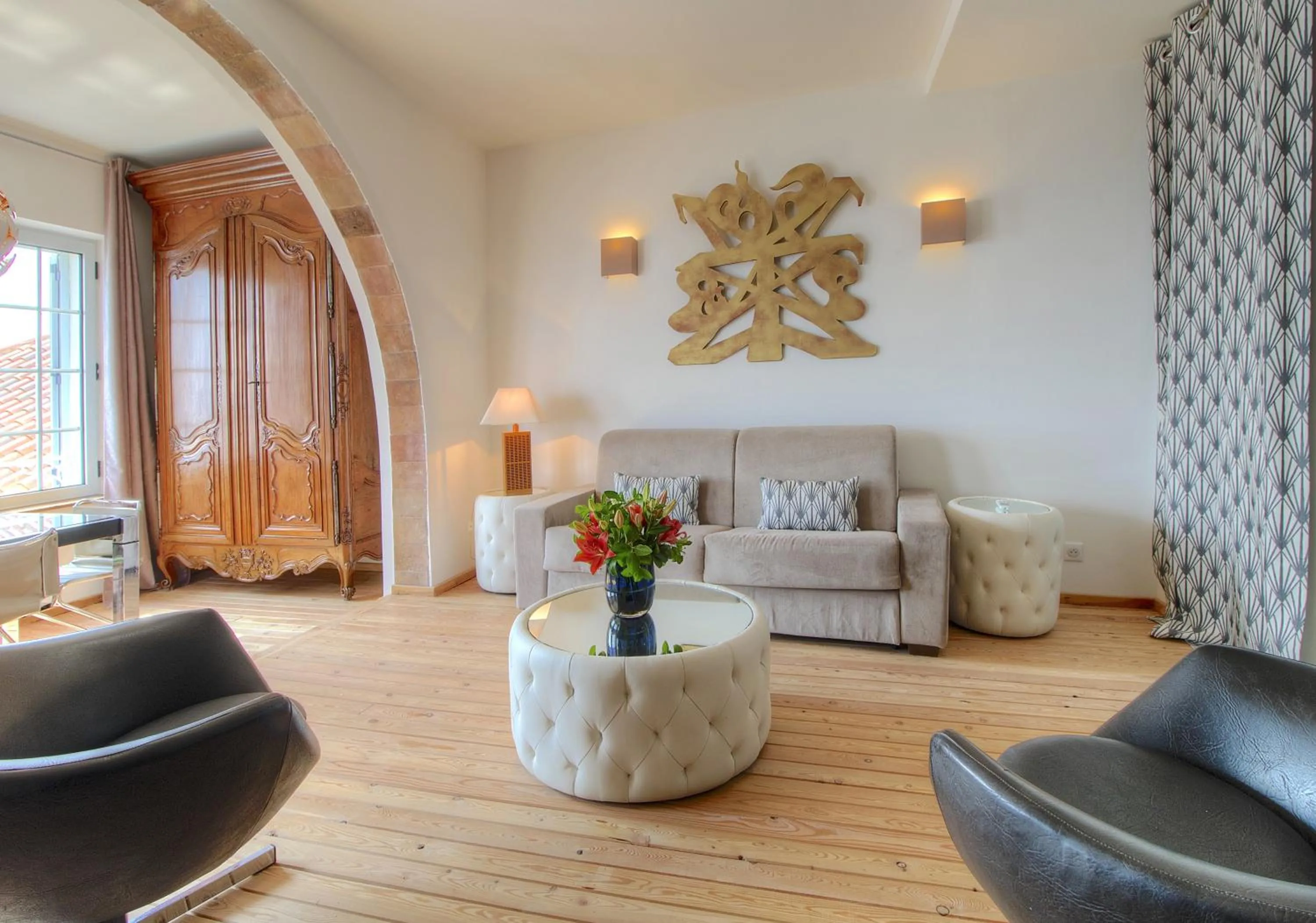 Living room in Les Remparts Antibes Location