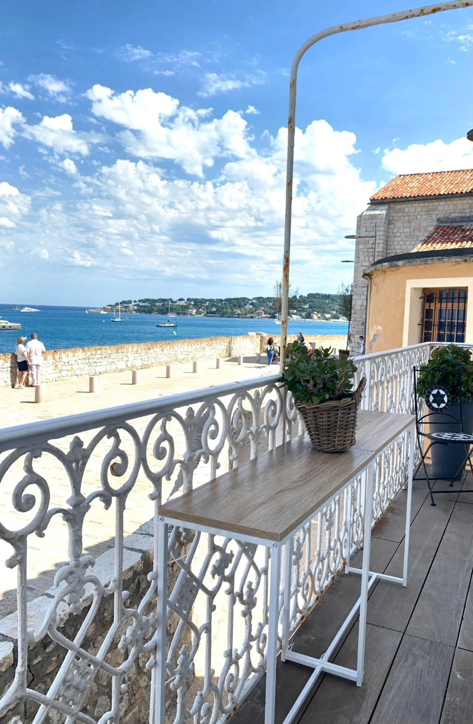 View (from property/room) in Les Remparts Antibes Location