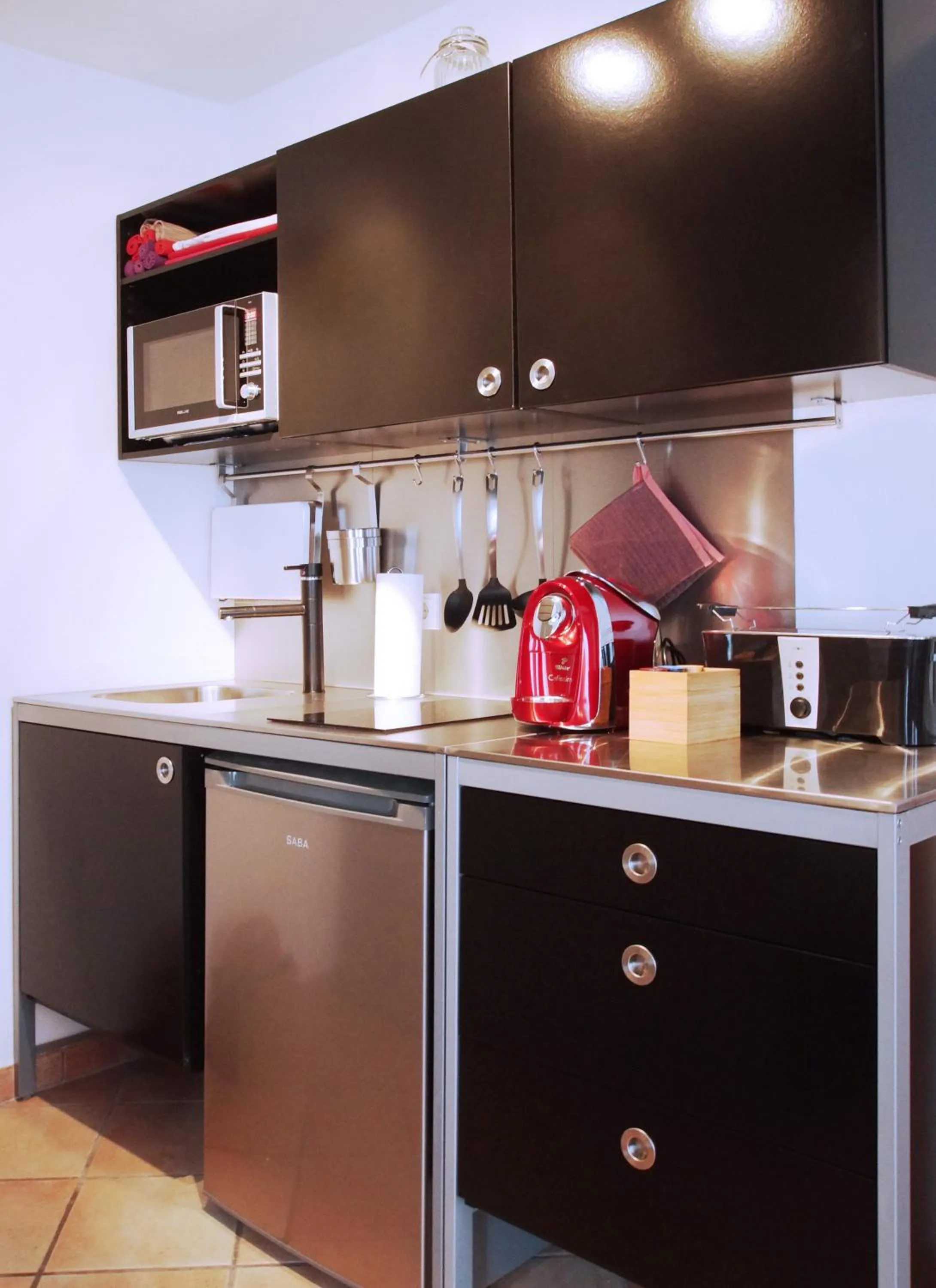 Kitchen or kitchenette in Rheintor-Apartment