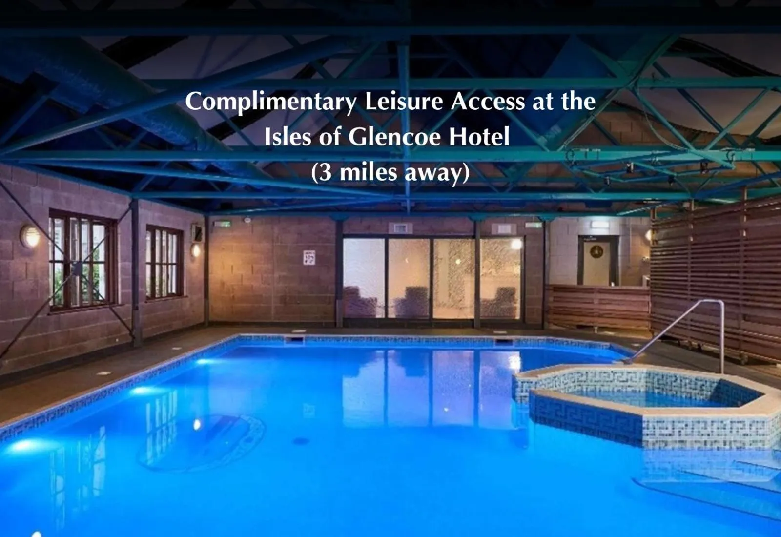 Swimming pool in RiverBeds - Luxury Wee Lodges with Hot Tubs