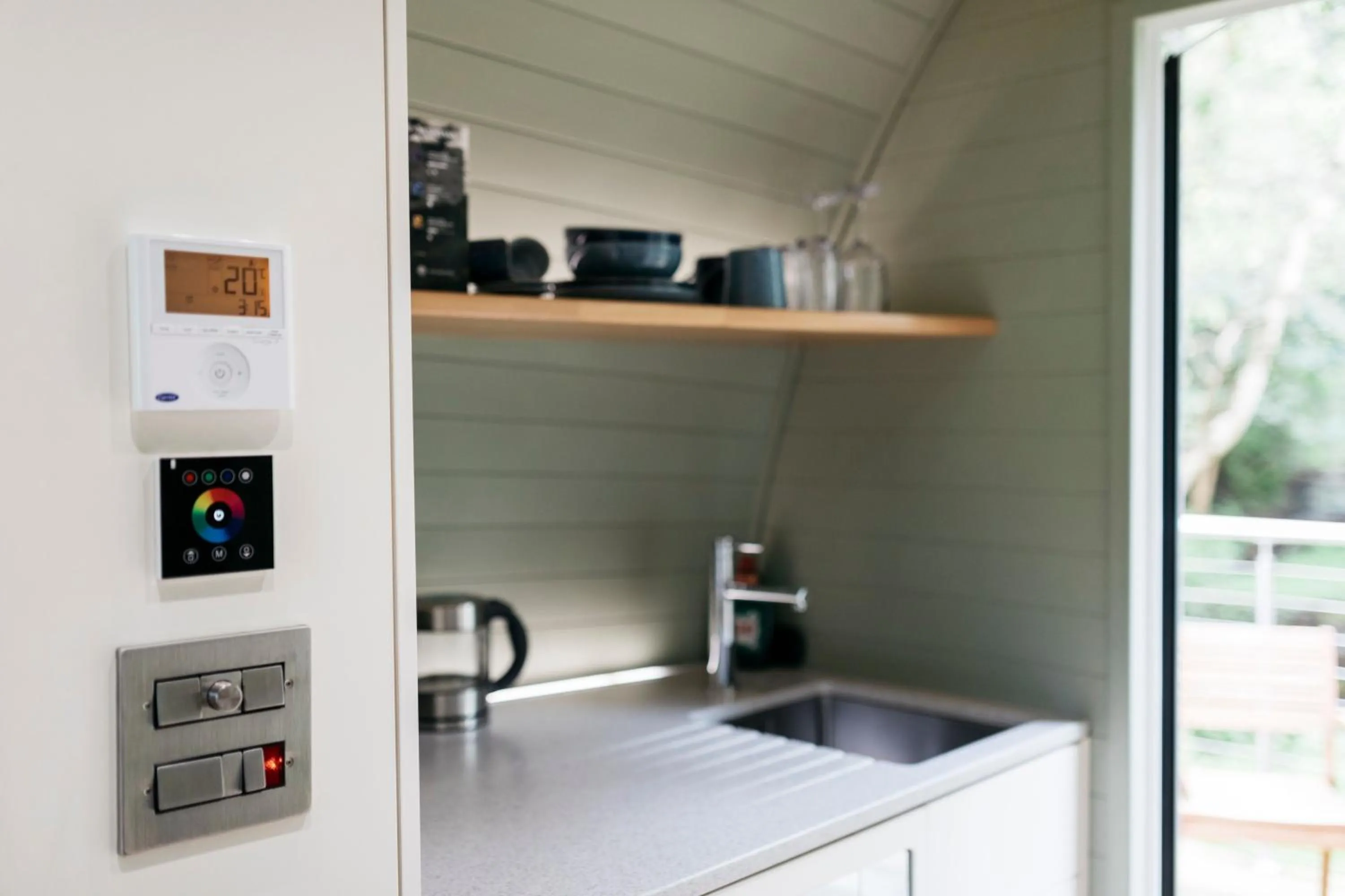 kitchen in RiverBeds - Luxury Wee Lodges with Hot Tubs