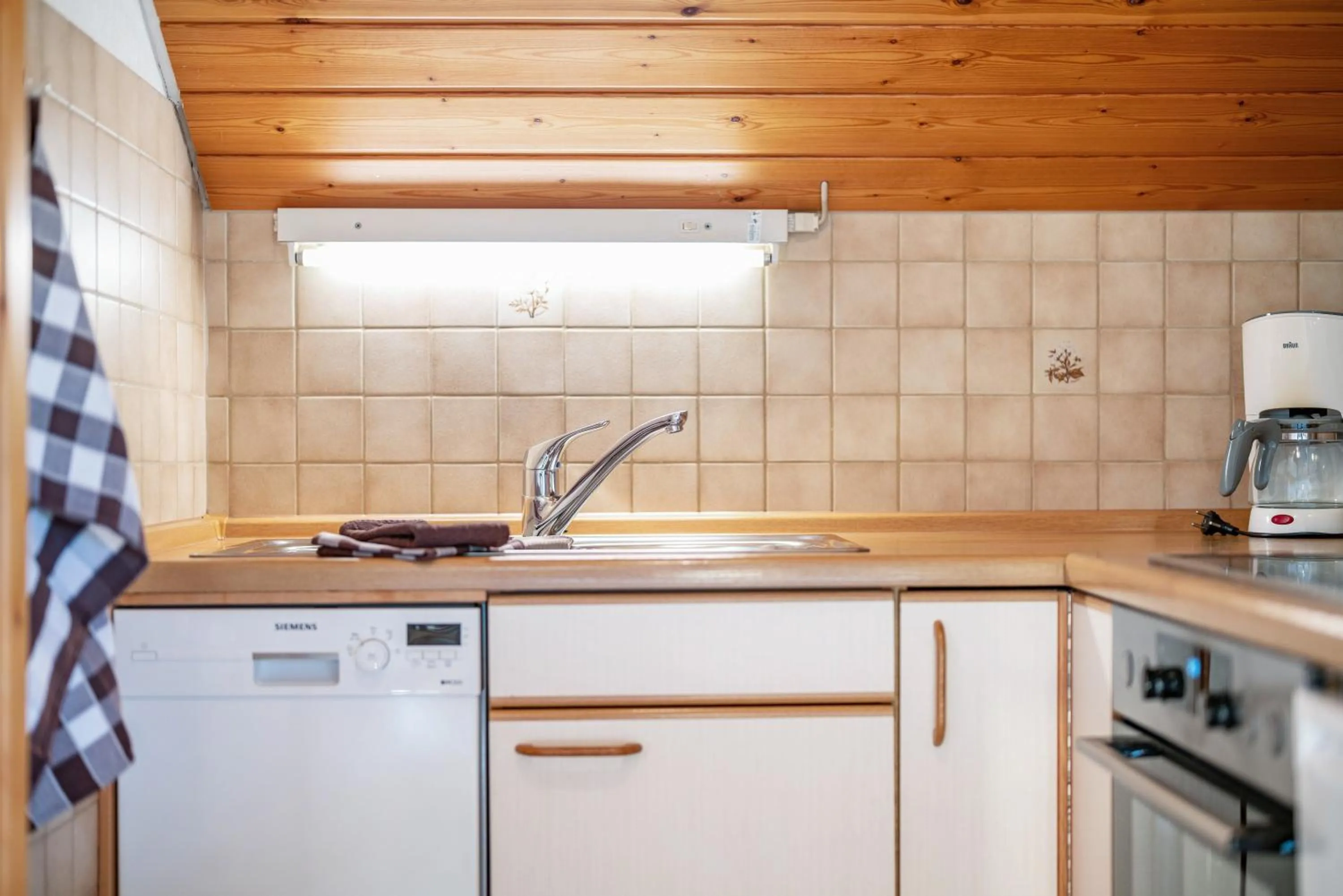 Kitchen or kitchenette in Haus Schöneck