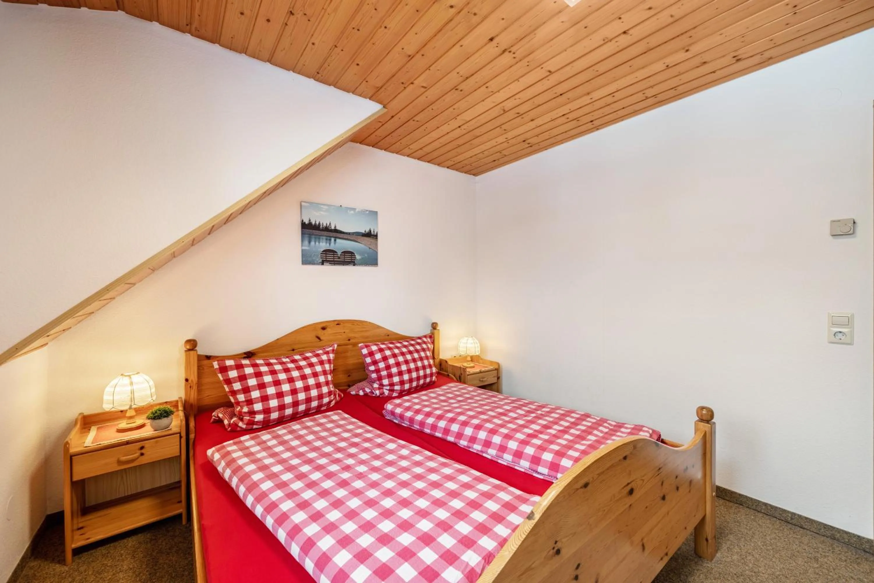 Property building, Bed in Haus Schöneck