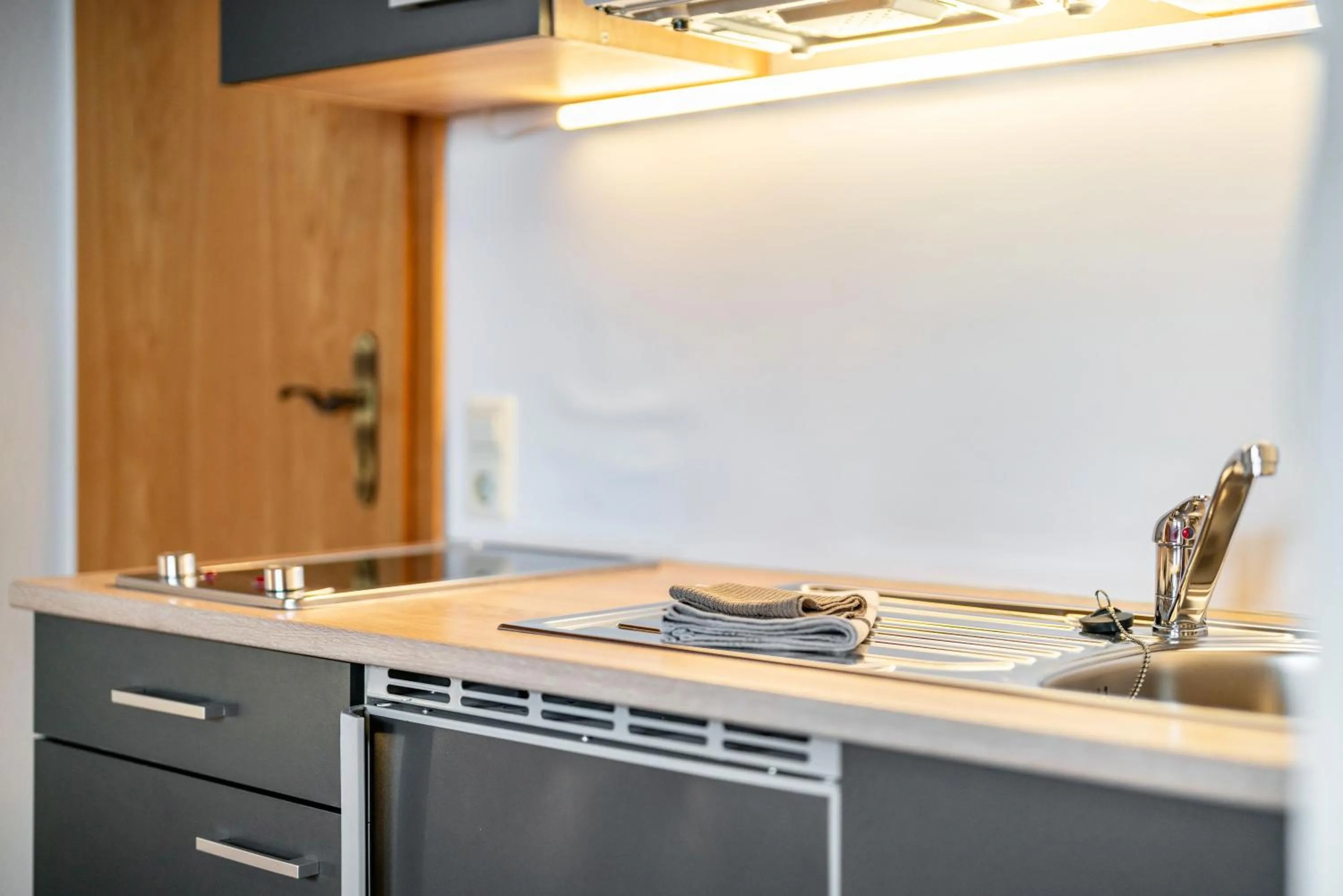 Kitchen or kitchenette in Haus Schöneck