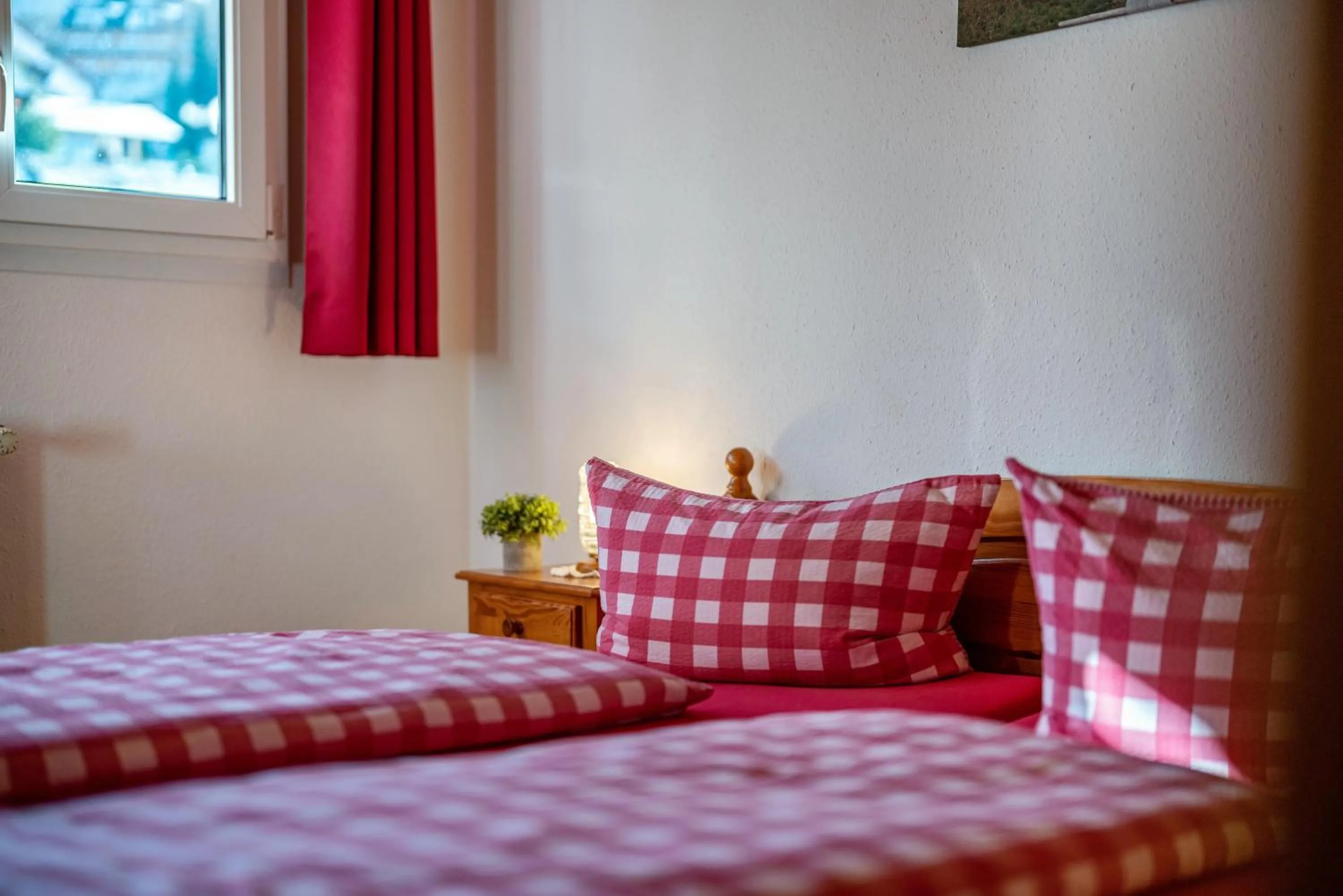 Living room, Bed in Haus Schöneck