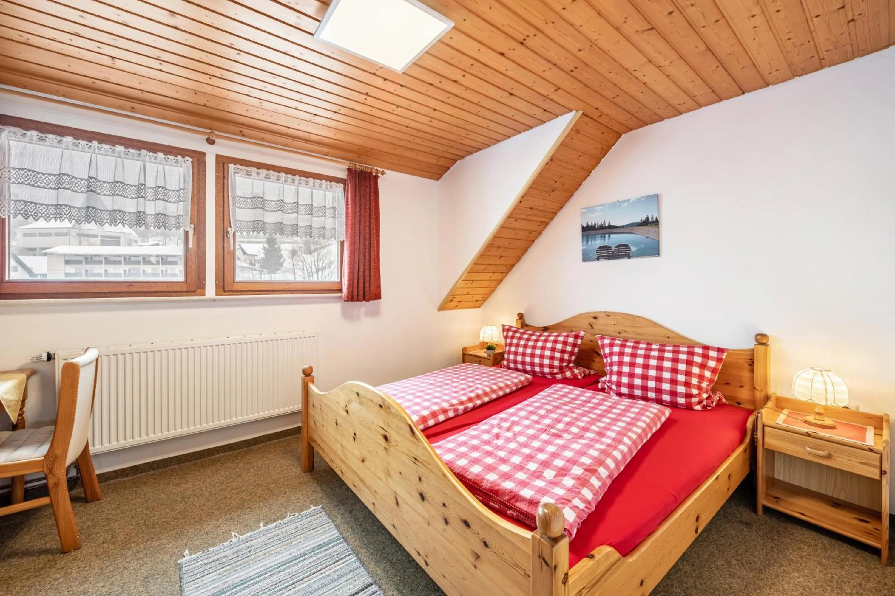 Property building, Bed in Haus Schöneck