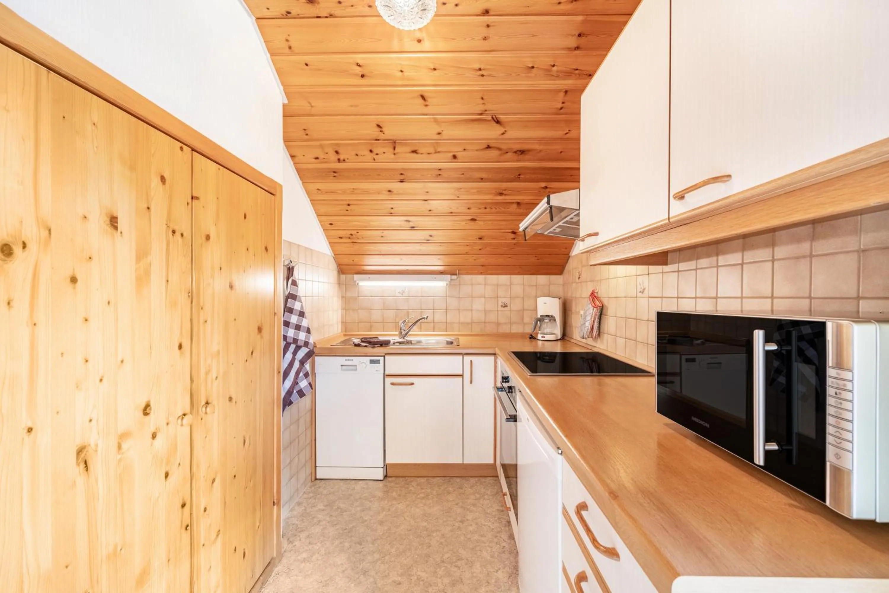 Kitchen or kitchenette in Haus Schöneck
