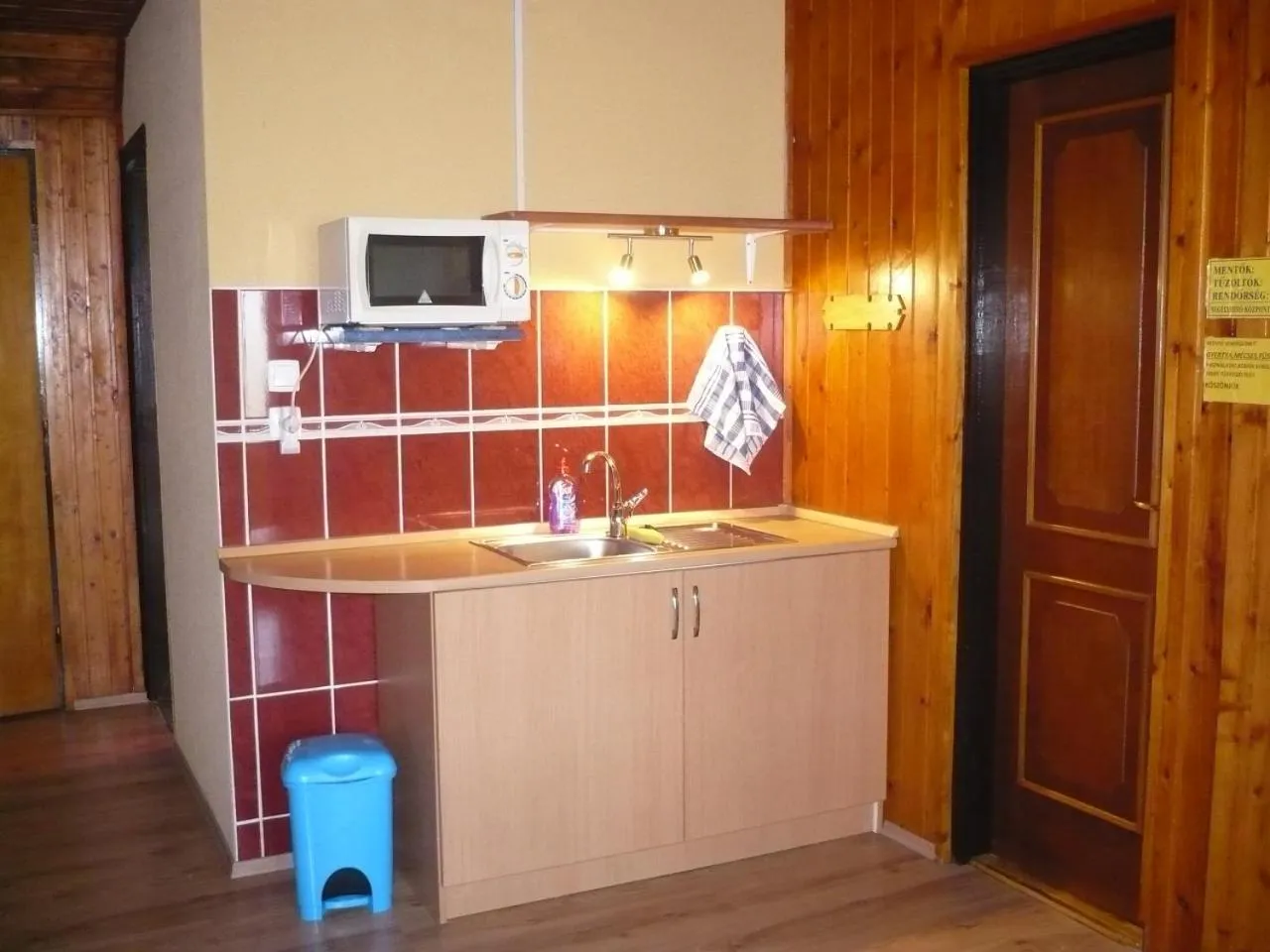 Kitchen or kitchenette in Málnás Szállás