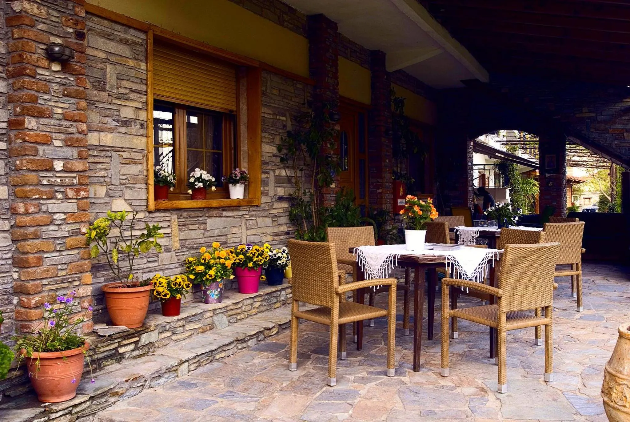 Patio in Pansion Anastasia