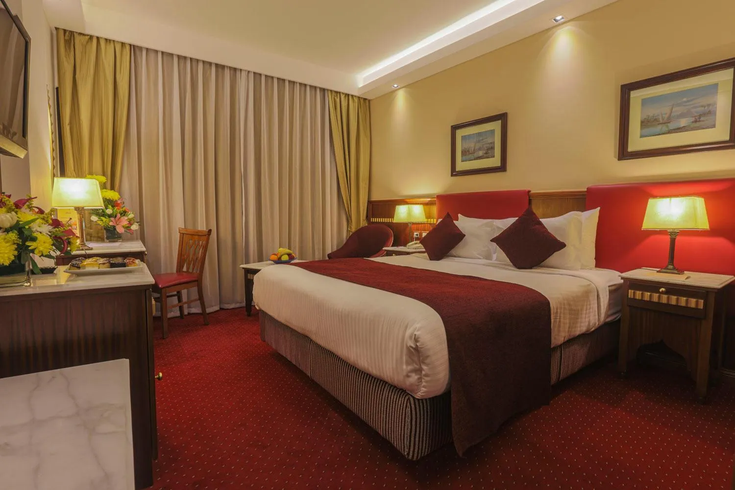 Photo of the whole room, Bed in Hotel Flamenco Cairo