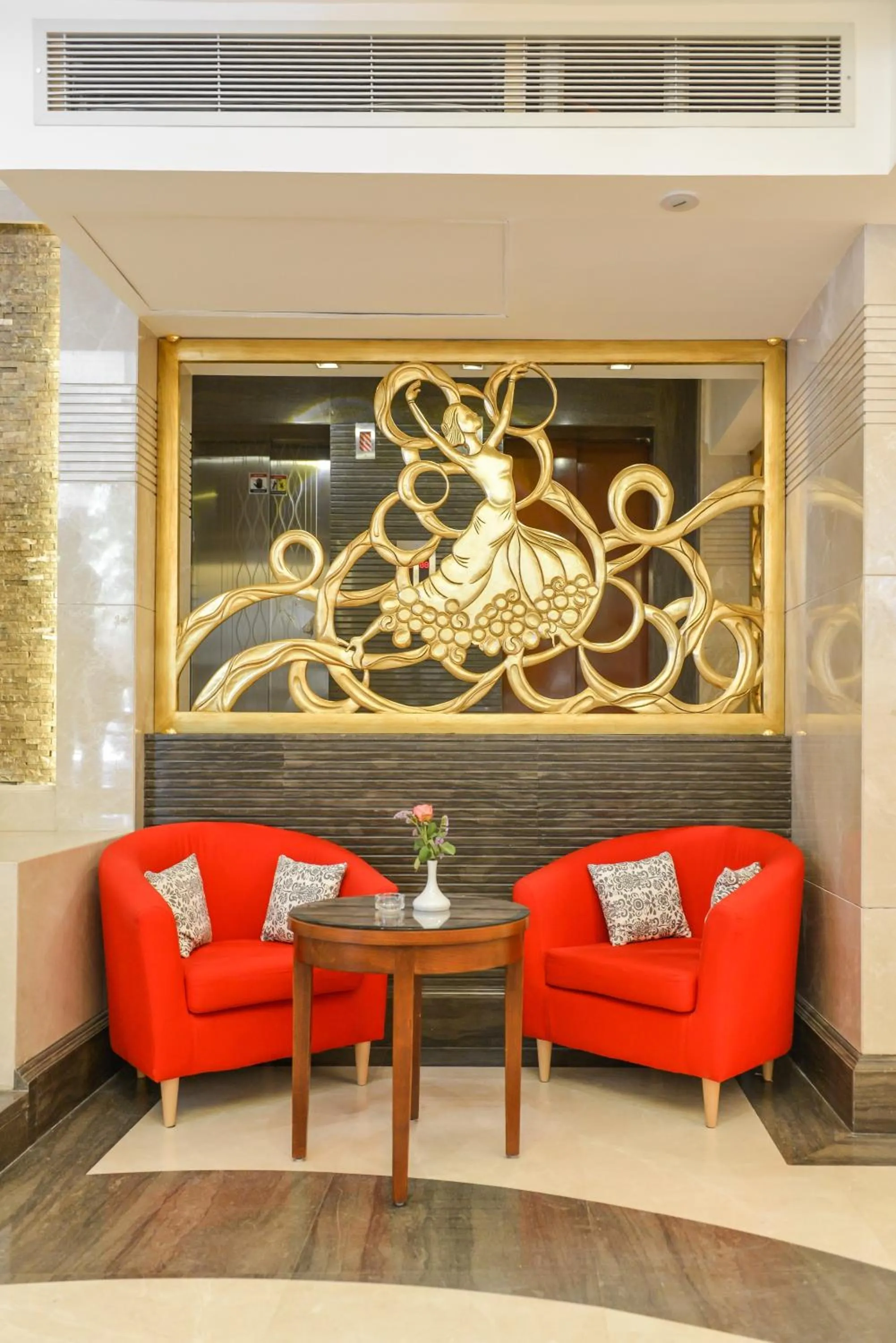 Lobby or reception in Hotel Flamenco Cairo