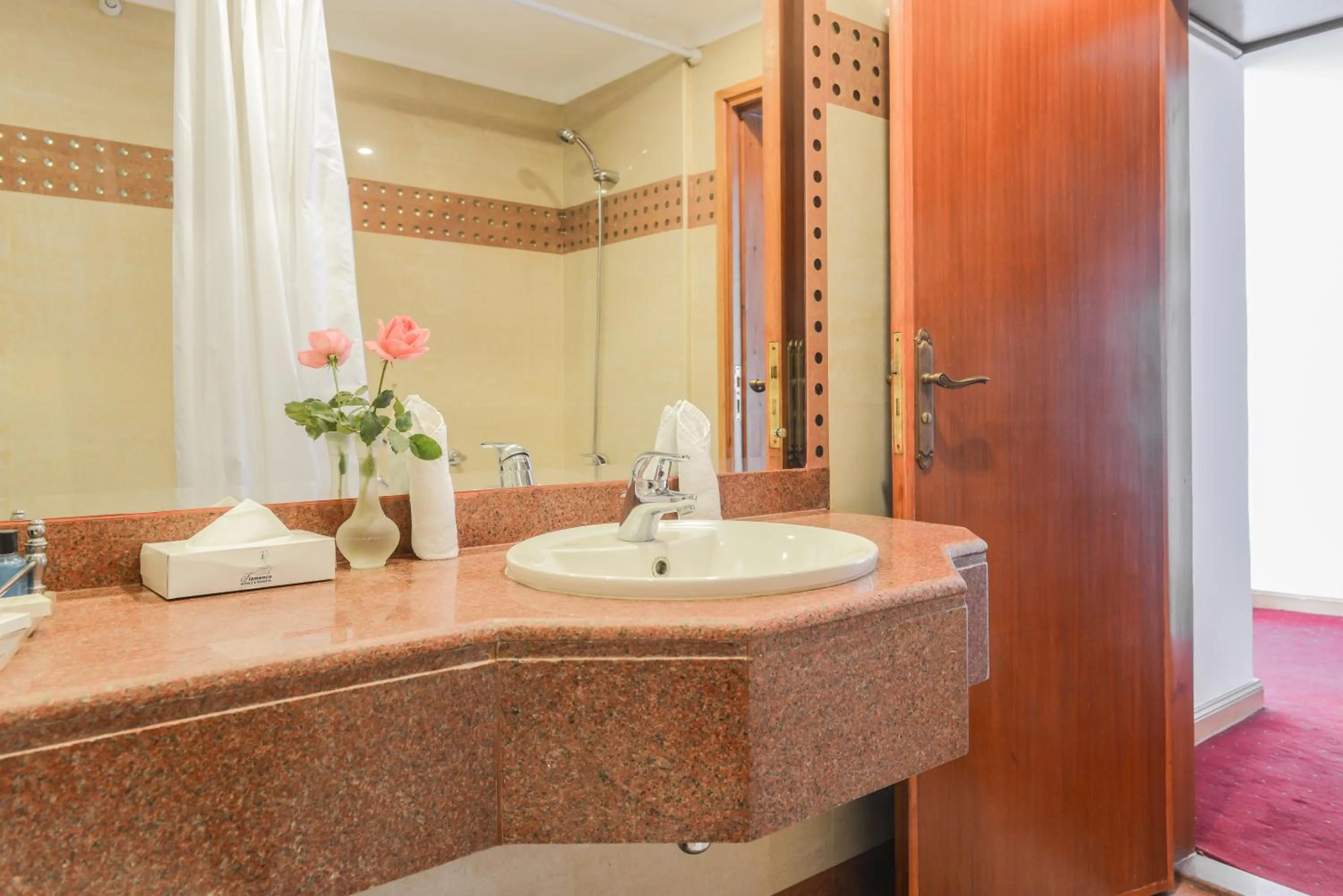 Bathroom in Hotel Flamenco Cairo