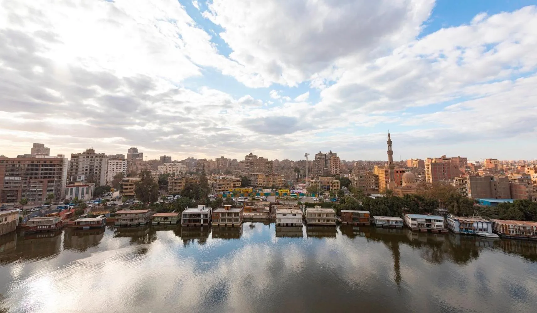 Bird's eye view in Hotel Flamenco Cairo