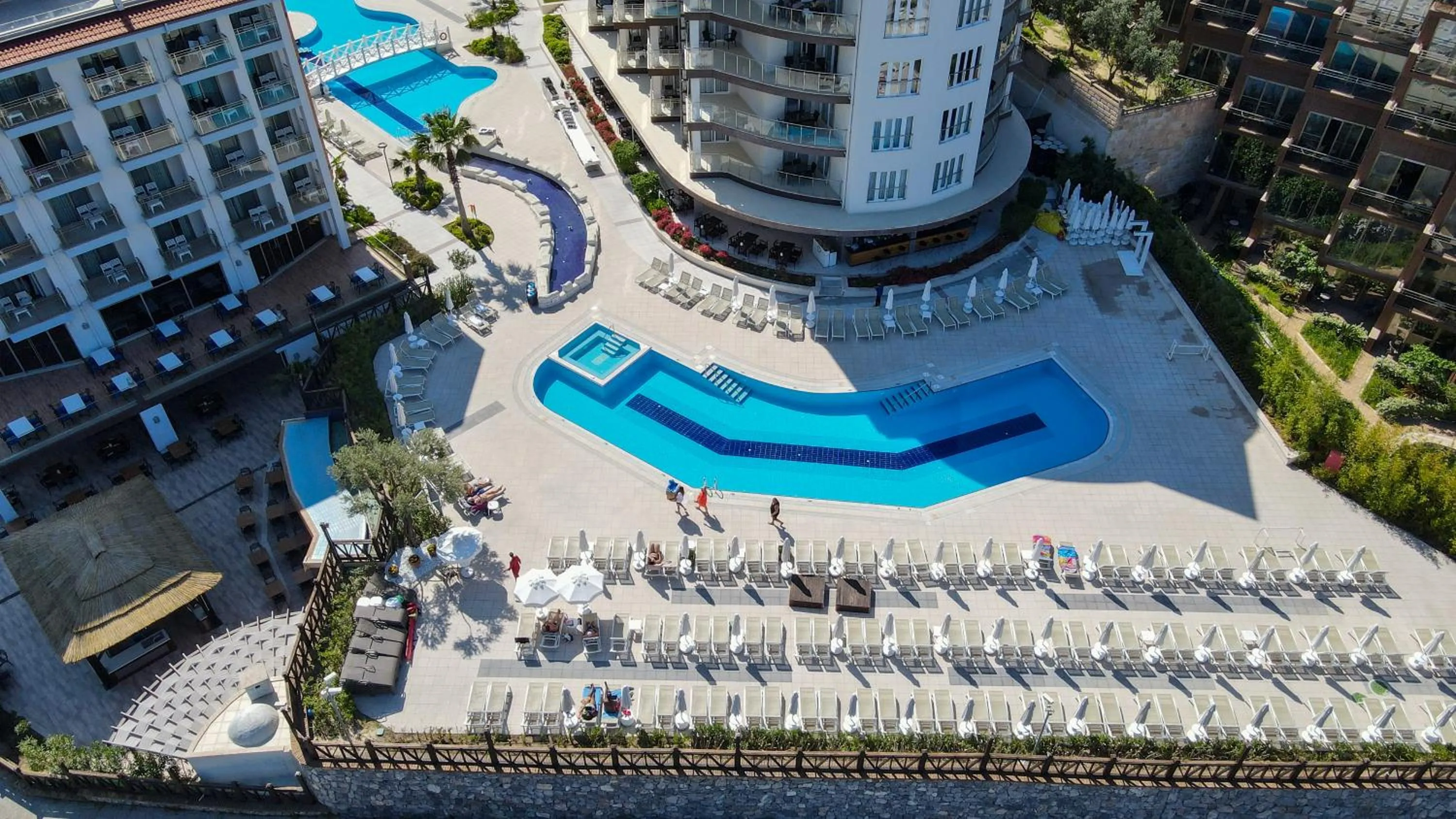 Pool view in Ramada Hotel & Suites by Wyndham Kusadasi