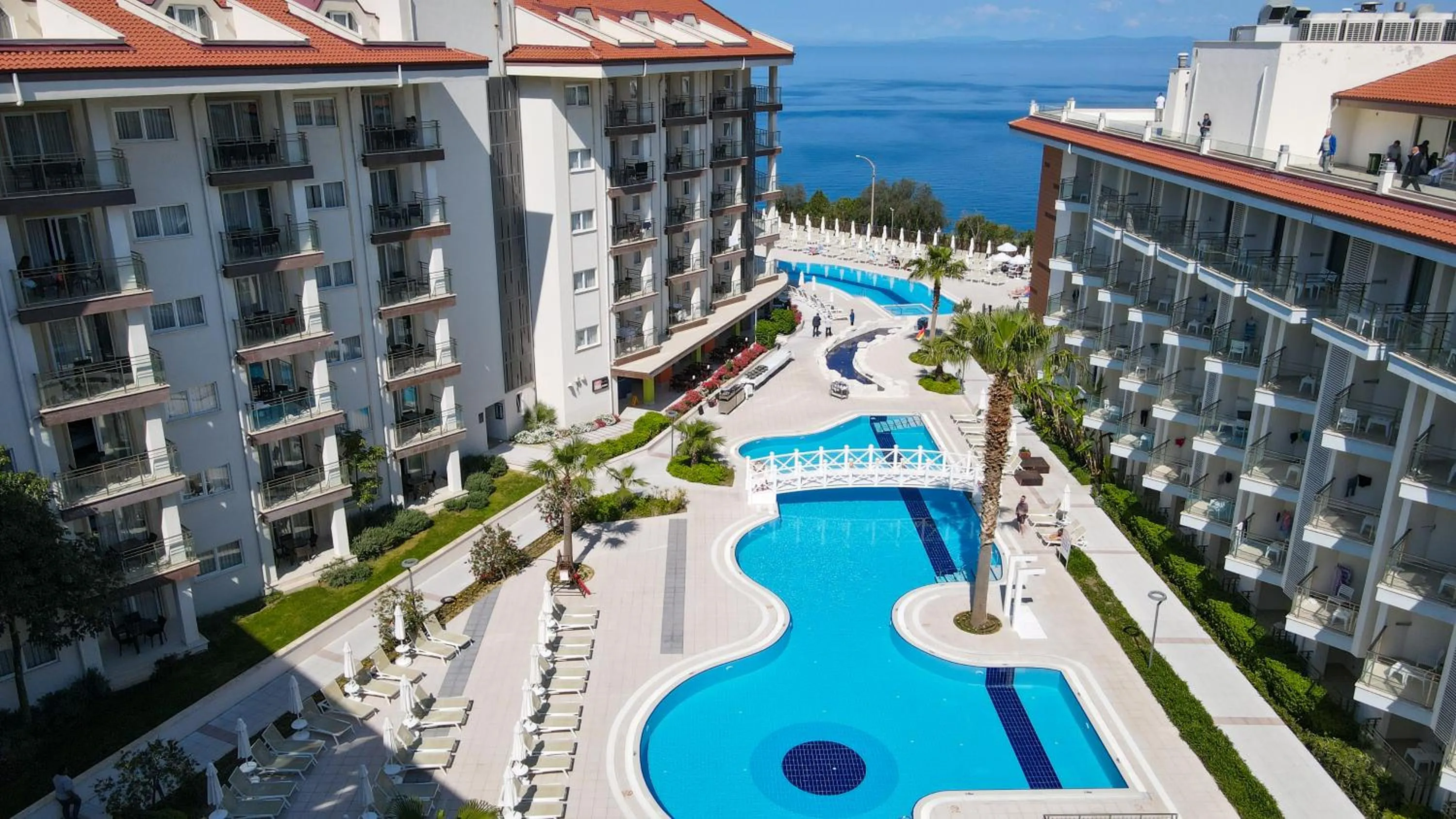 Pool view in Ramada Hotel & Suites by Wyndham Kusadasi