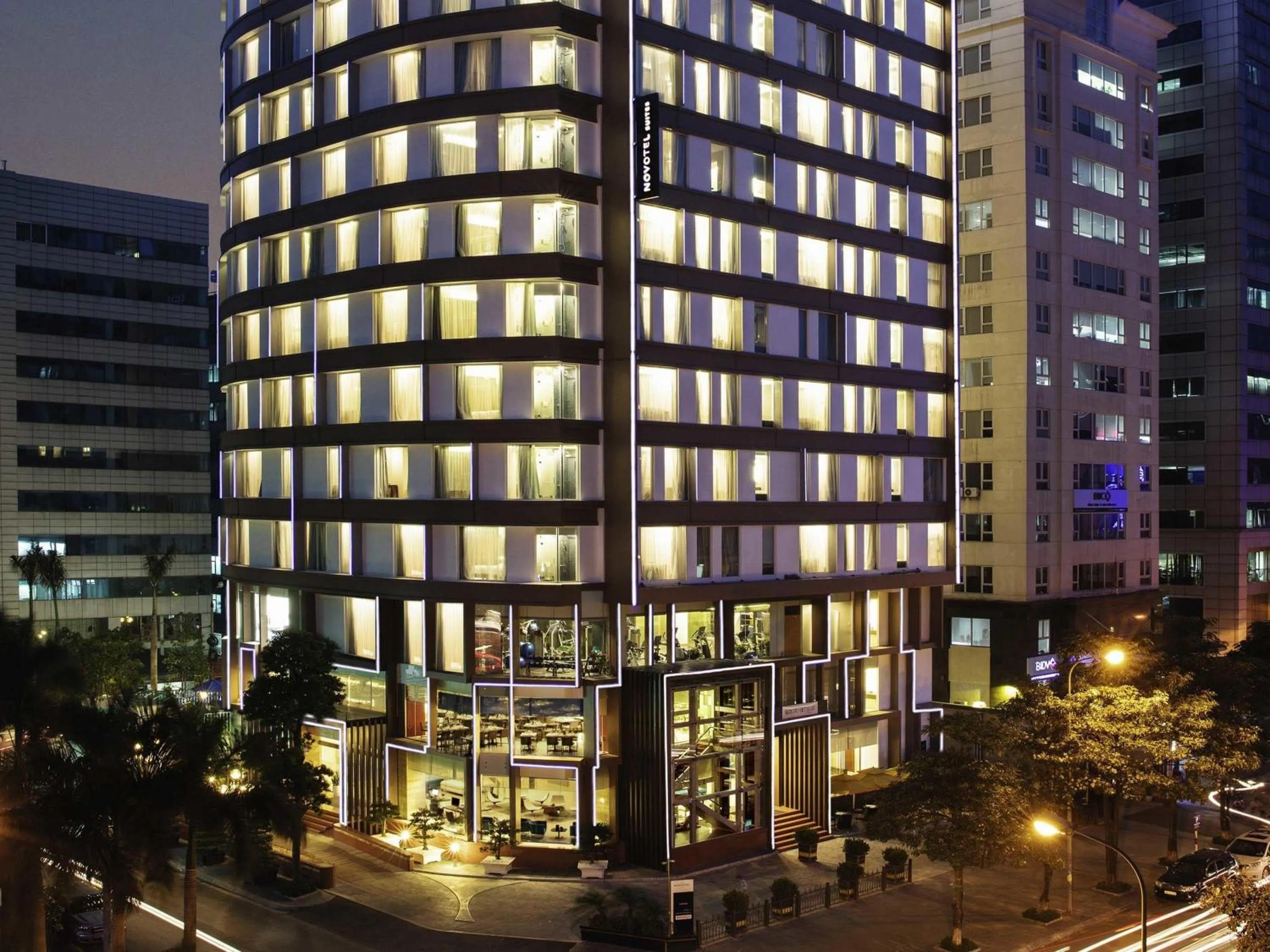 Property building in Novotel Suites Hanoi