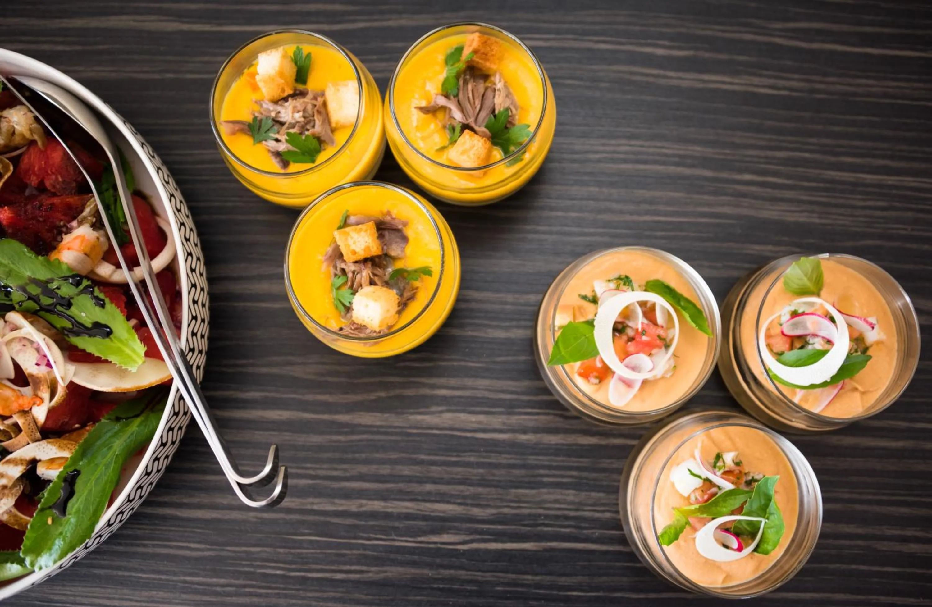 Food close-up in Simon Hotel