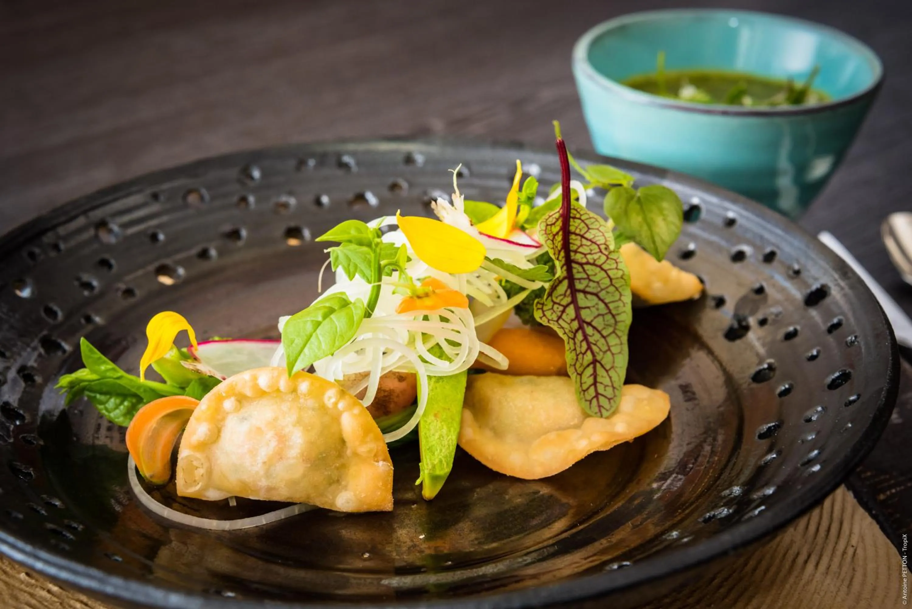 Food close-up in Simon Hotel