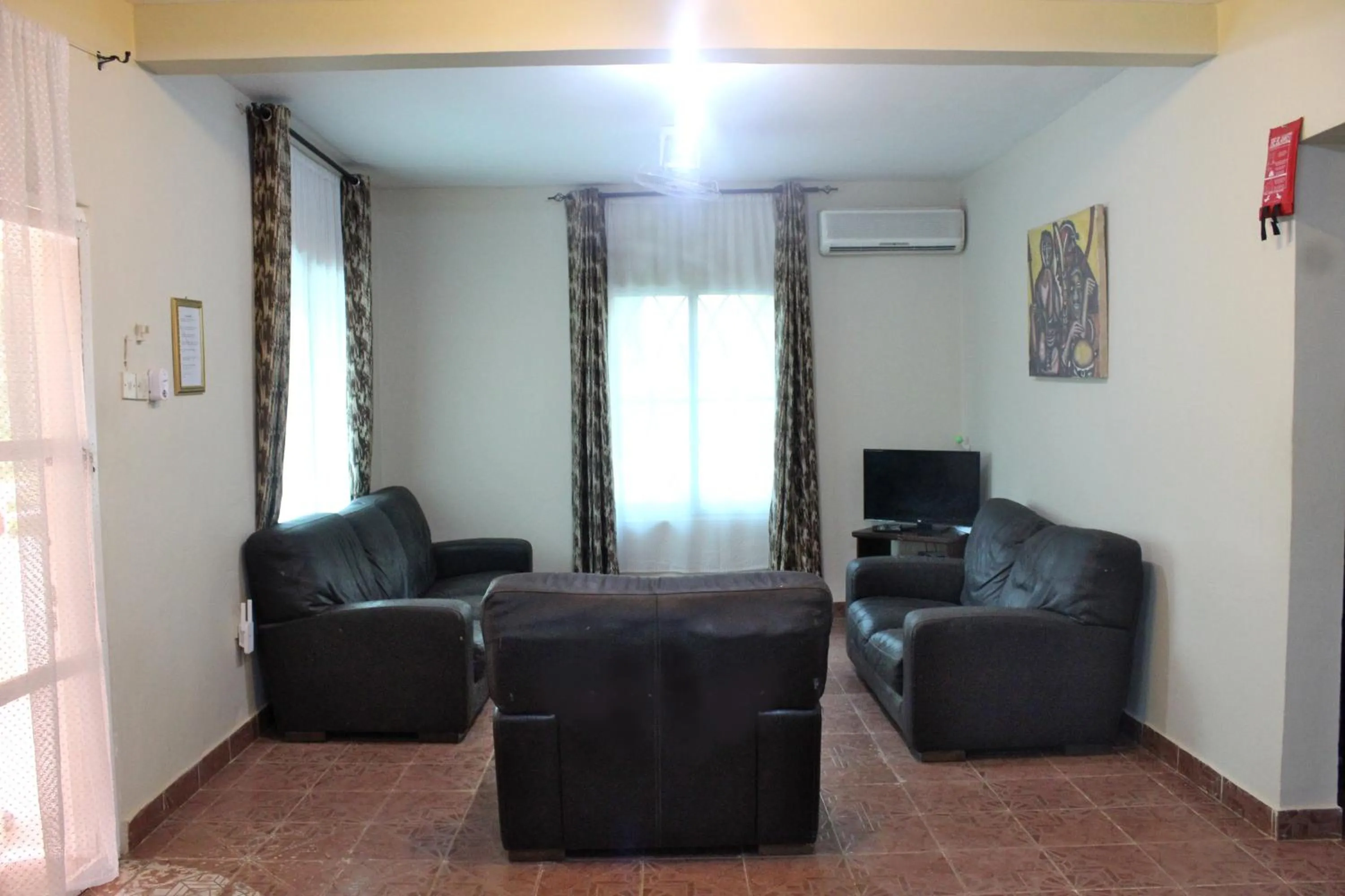 Living room in Harmony house apartments