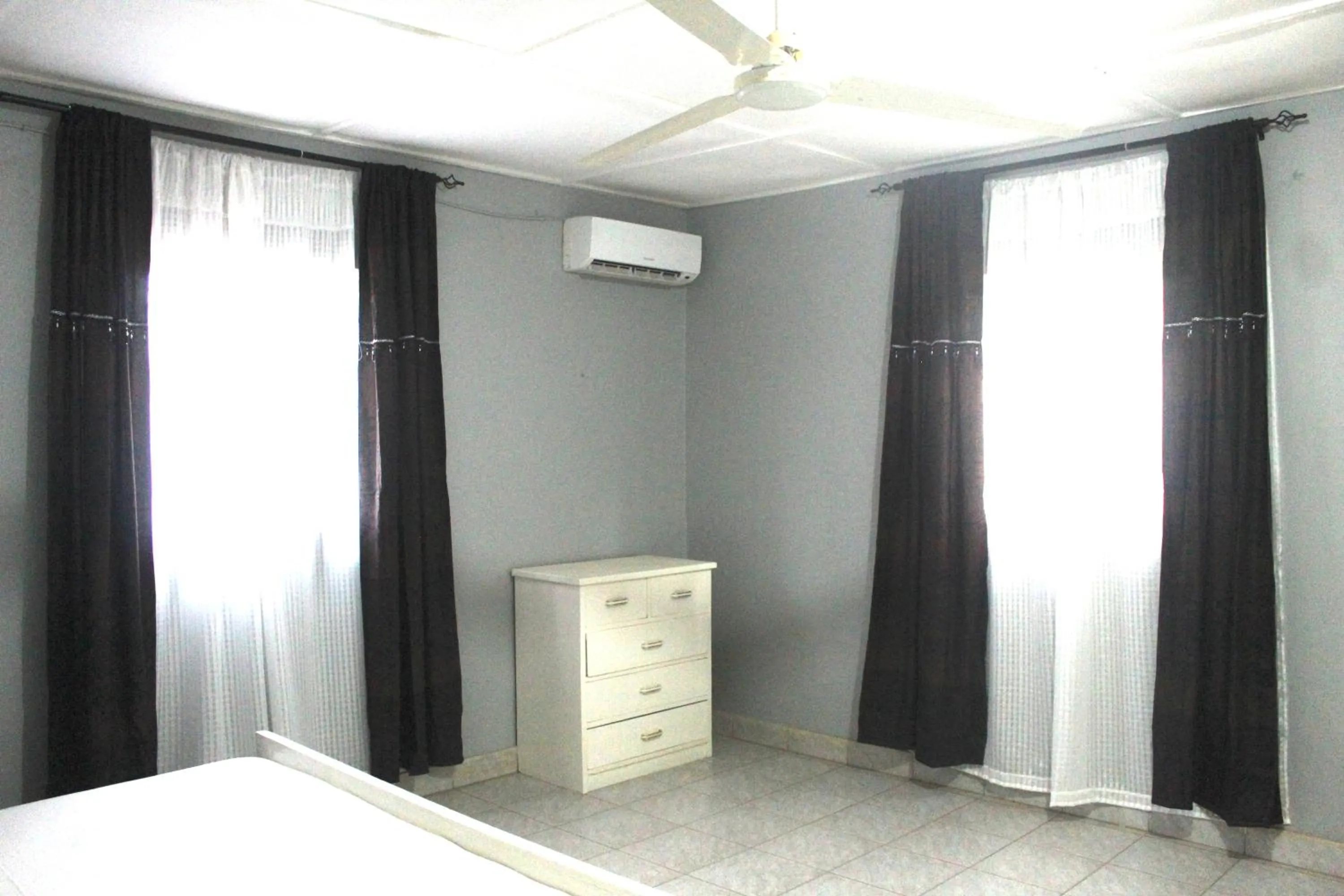 Bedroom, Bed in Harmony house apartments