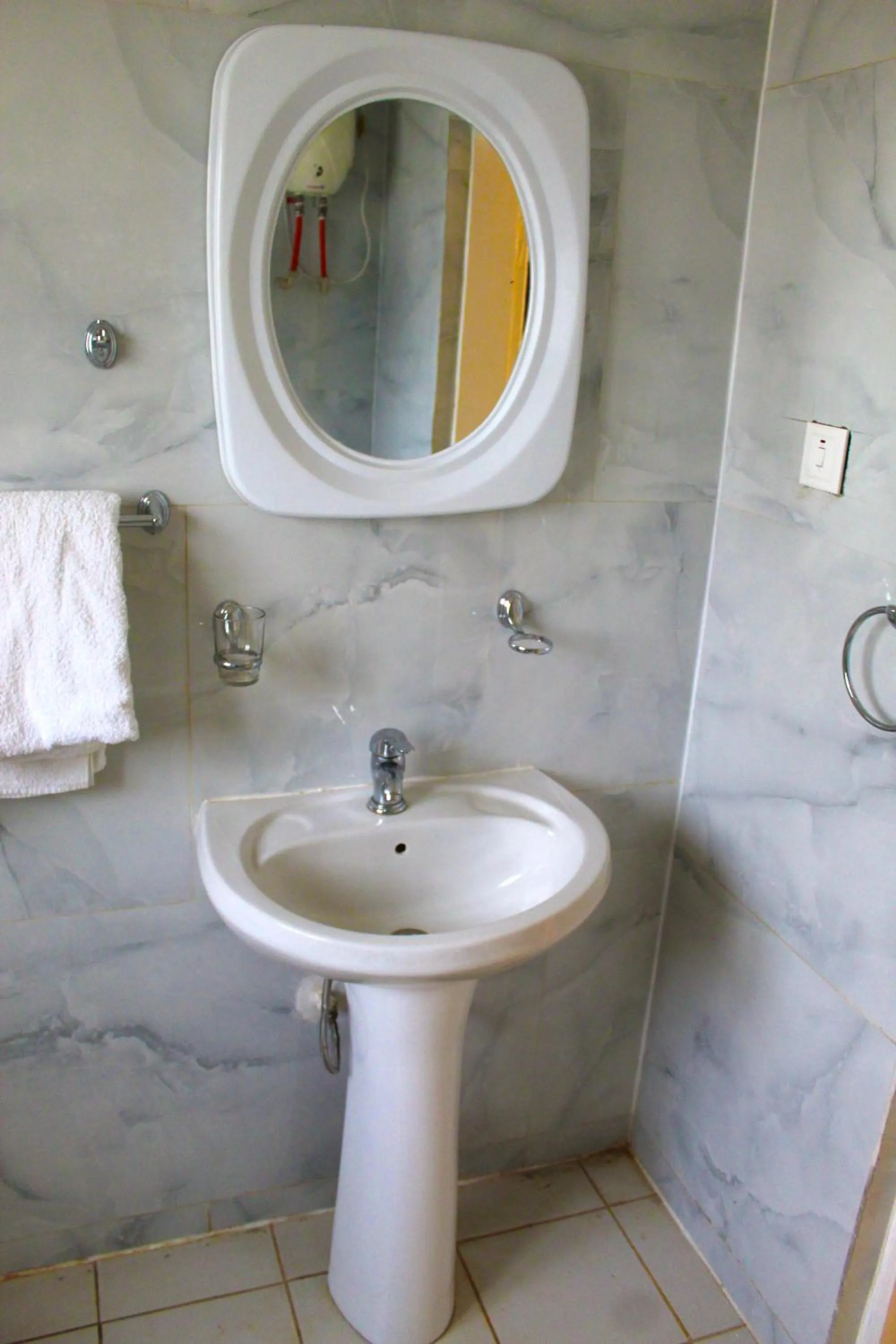 Bathroom in Harmony house apartments