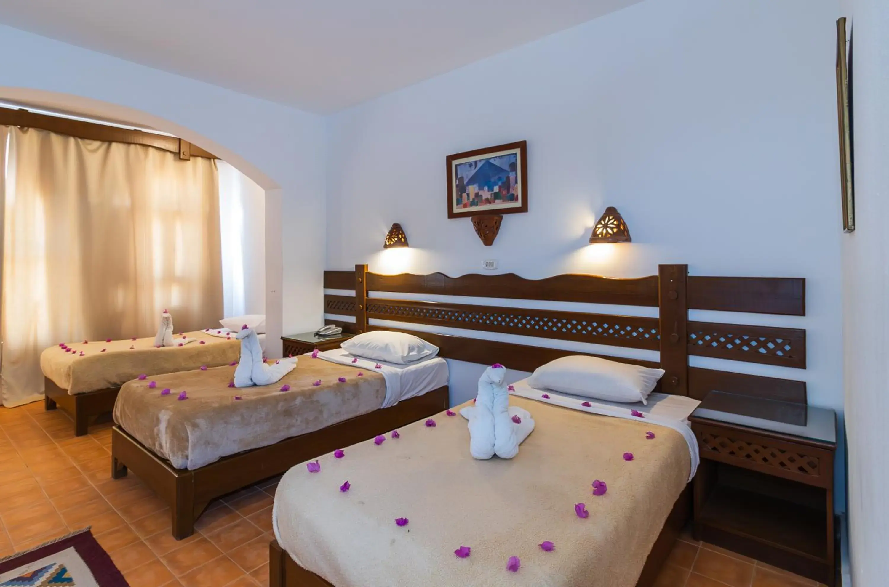 Standard Triple Room with Sea View in Daniela Diving Resort Dahab Standard Triple Room with Sea View in Daniela Diving Resort Dahab