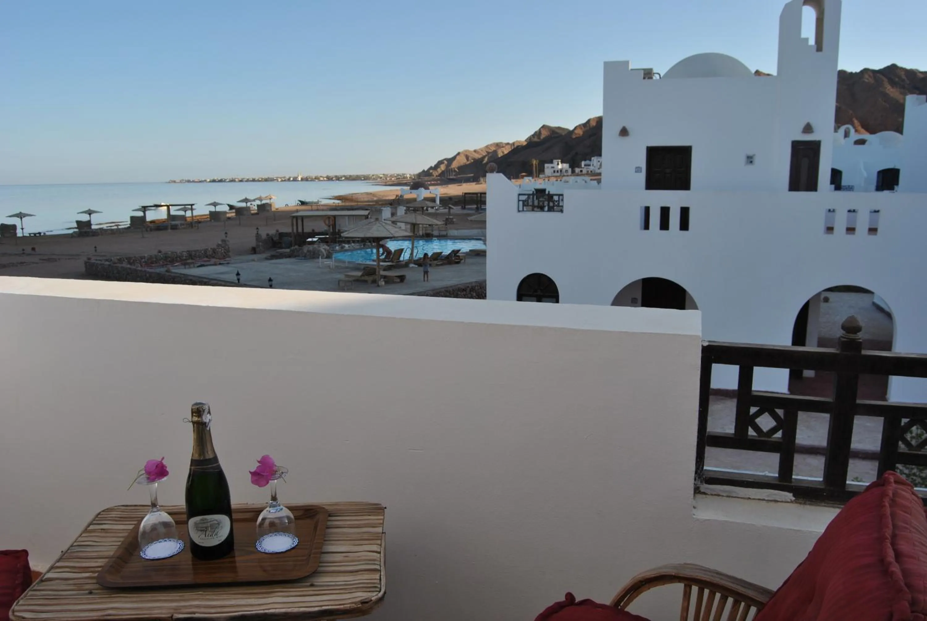 Balcony/Terrace in Daniela Diving Resort Dahab