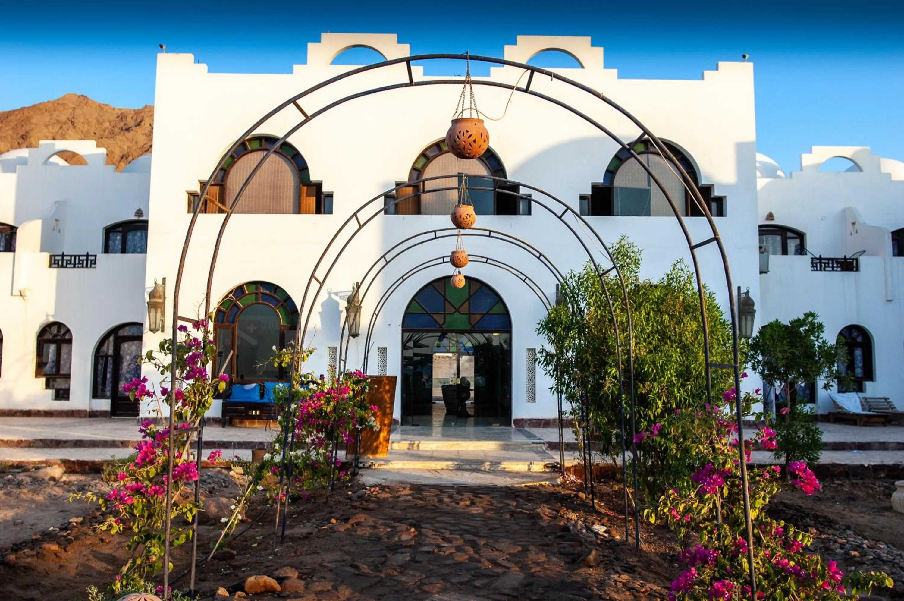 Facade/entrance in Daniela Diving Resort Dahab