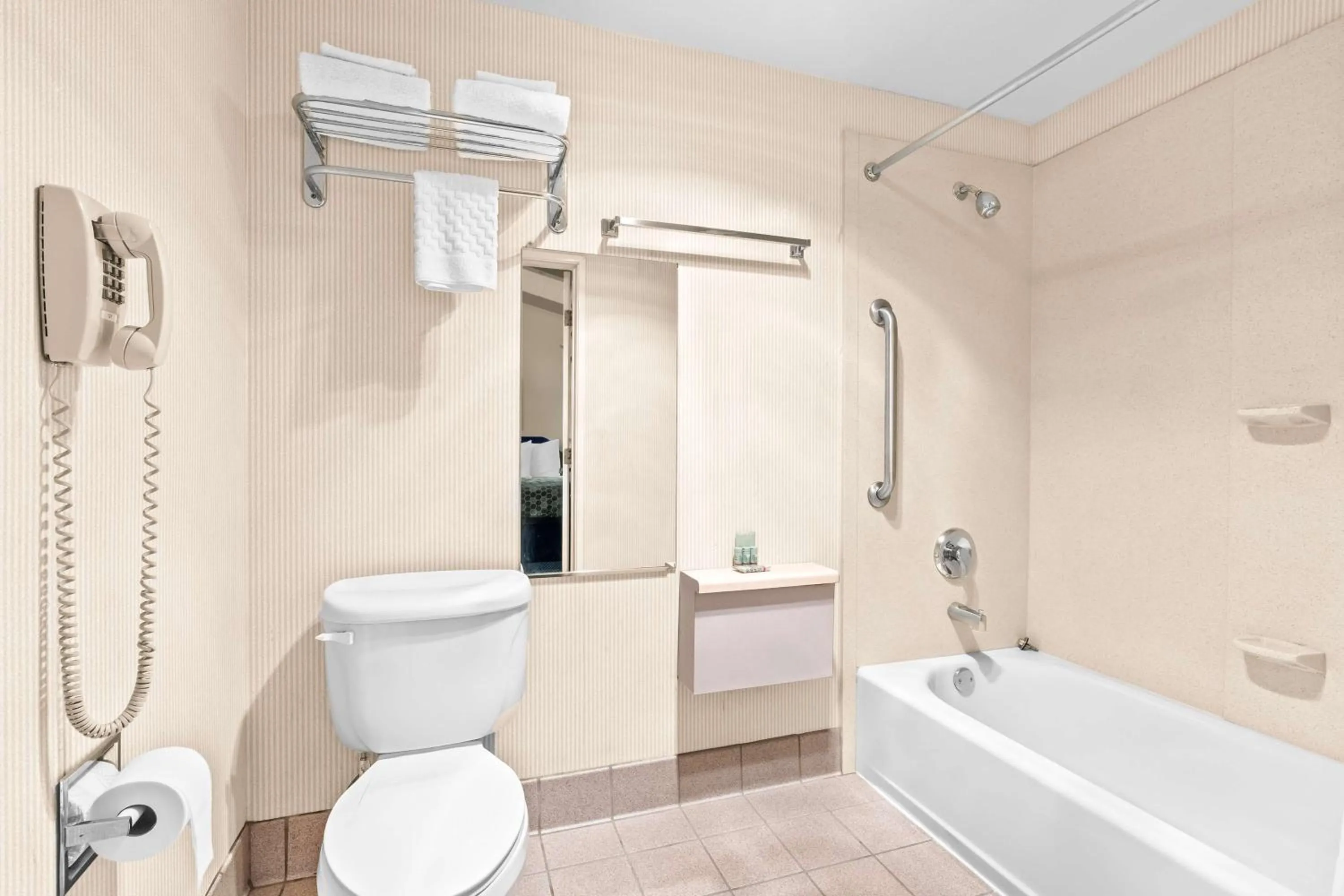 Bathroom in SureStay Hotel by Best Western Castro Valley