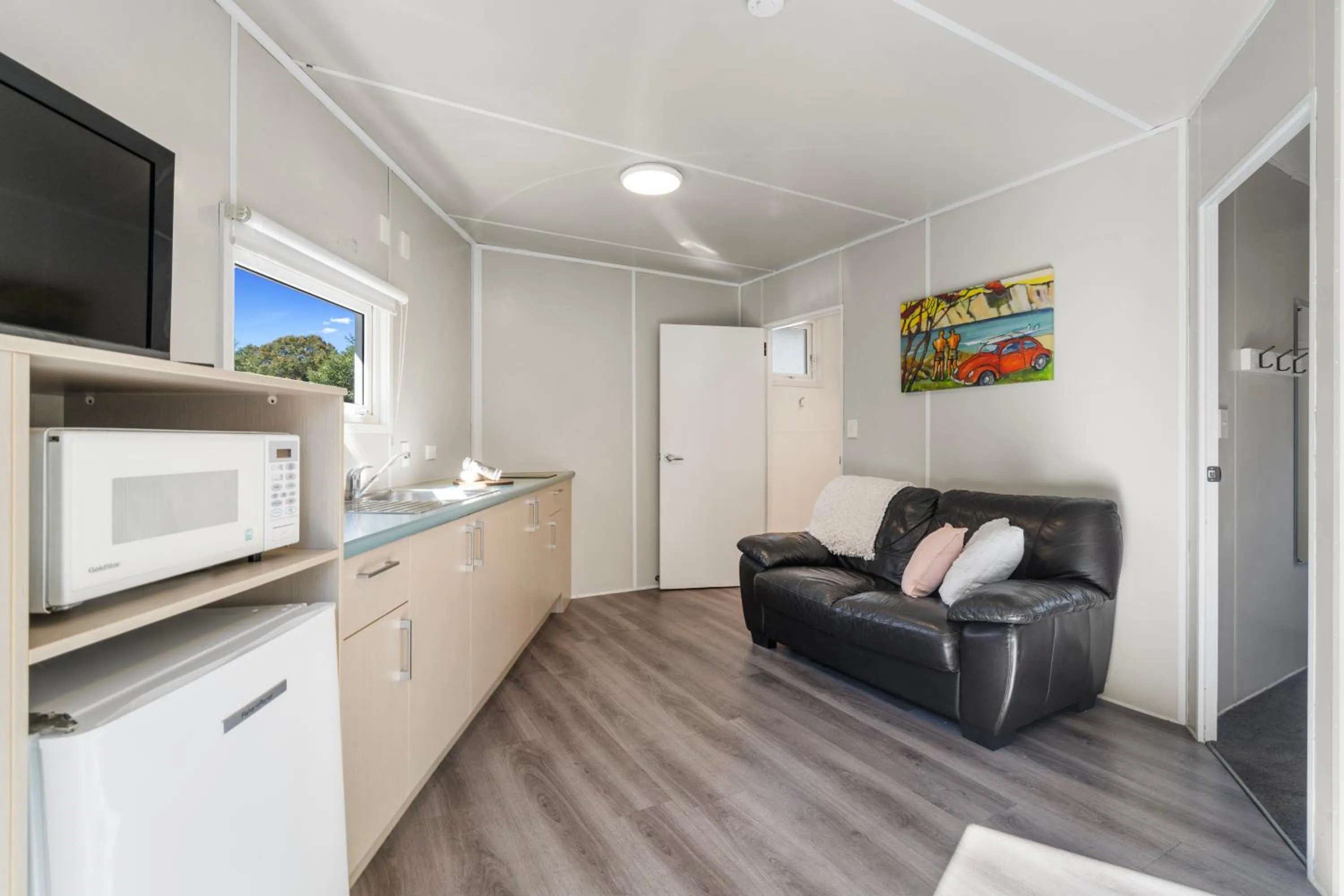 Kitchen or kitchenette in Tasman Holiday Parks - Christchurch