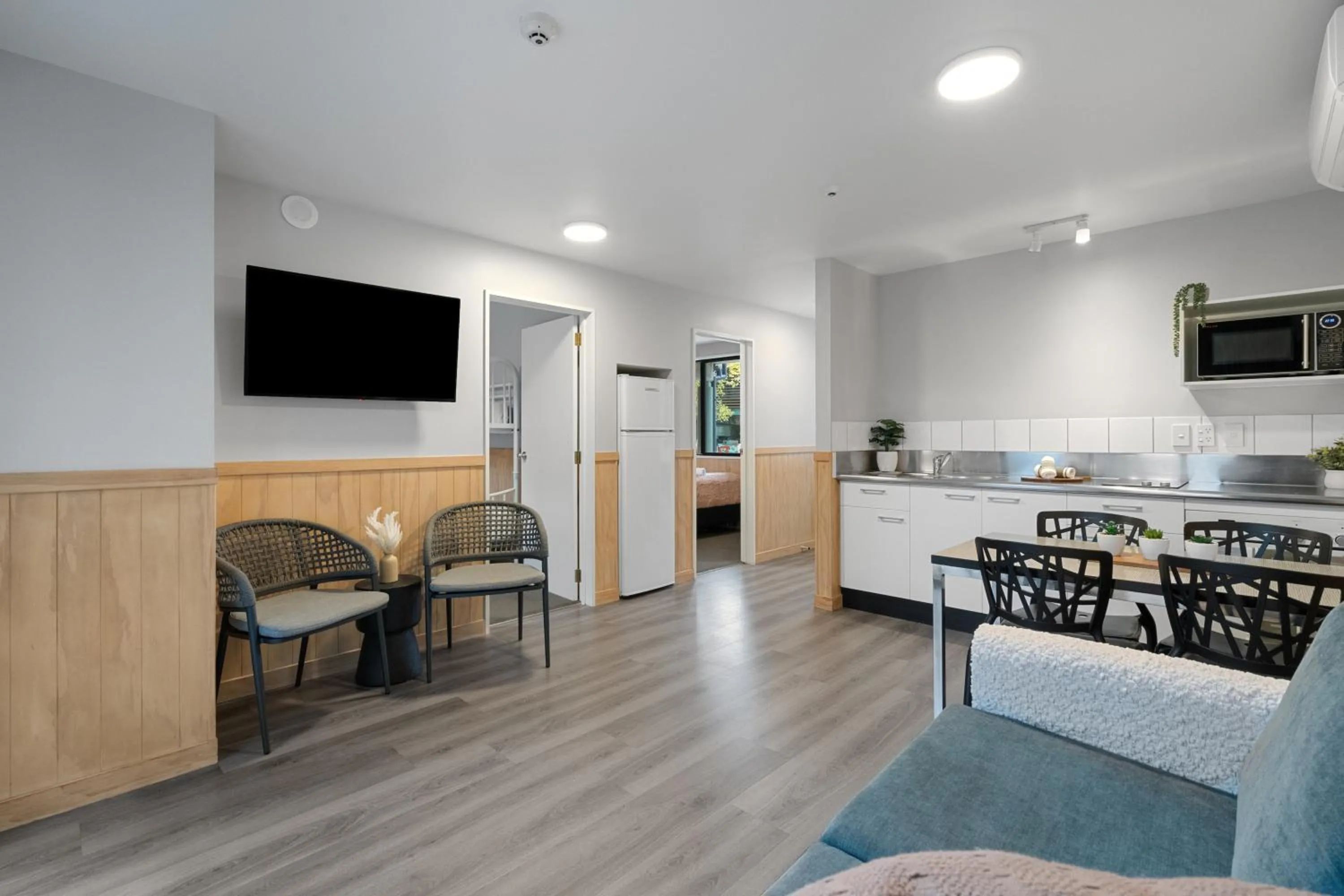 Living room in Tasman Holiday Parks - Christchurch