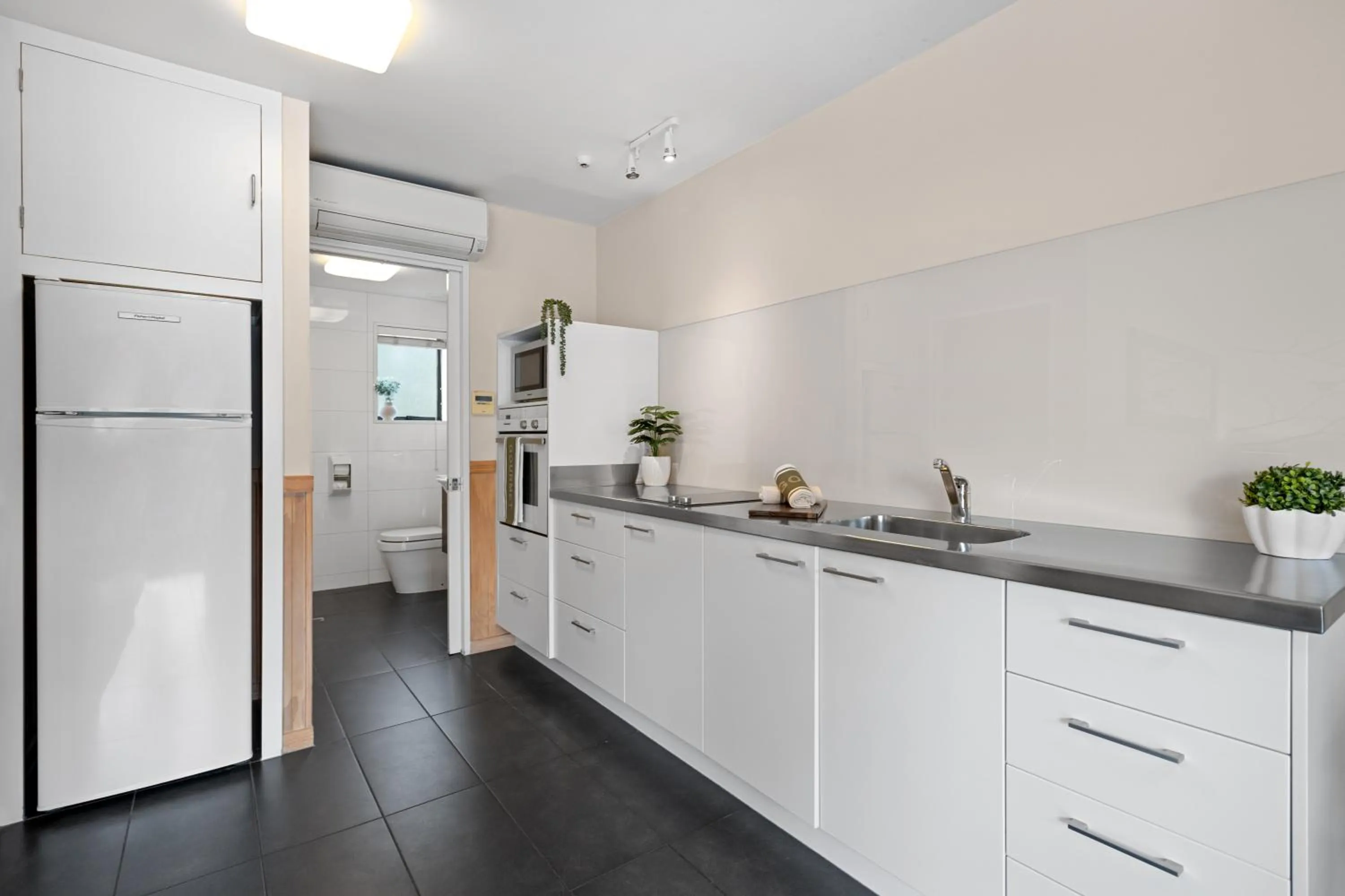 kitchen in Tasman Holiday Parks - Christchurch