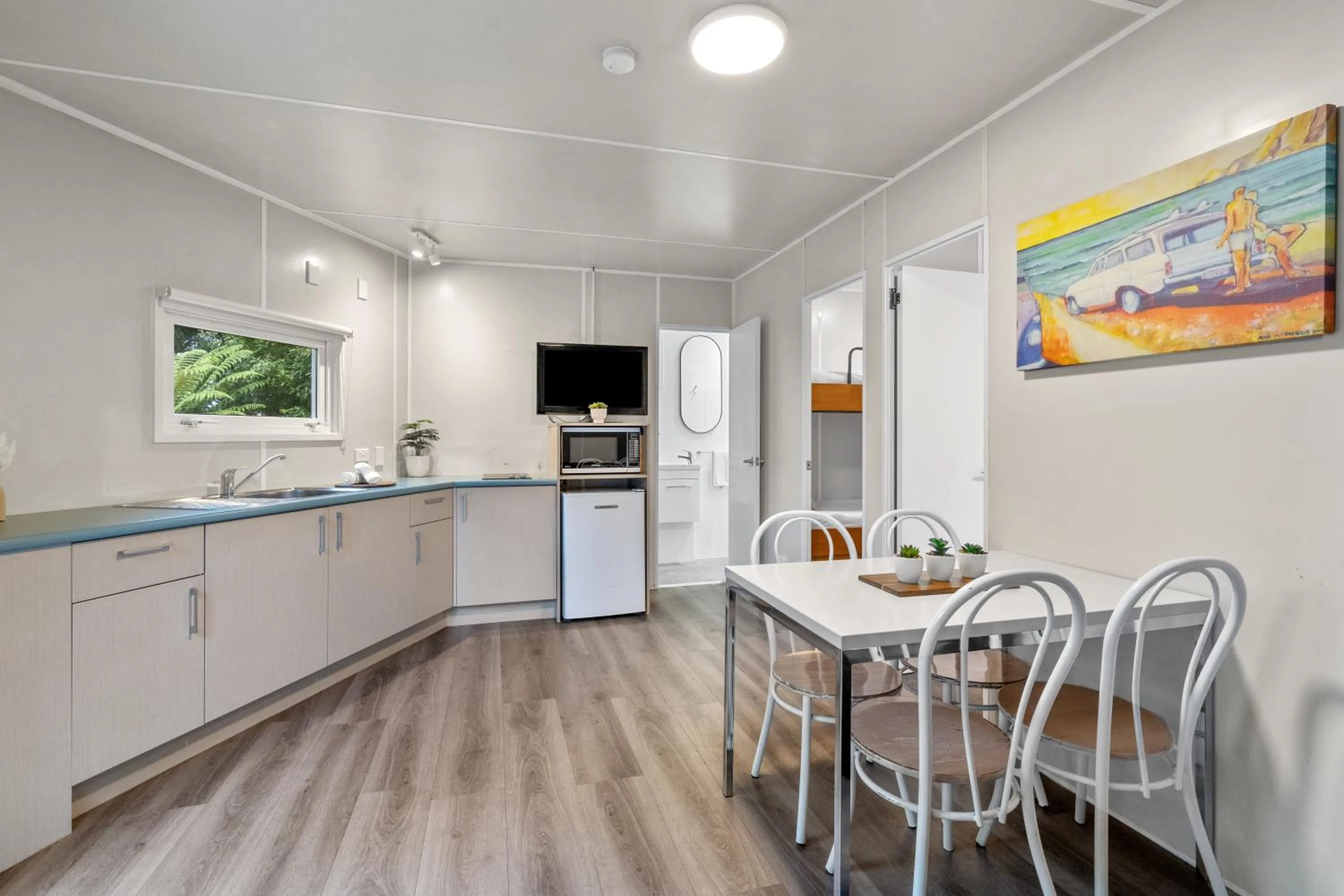 Kitchen or kitchenette in Tasman Holiday Parks - Christchurch