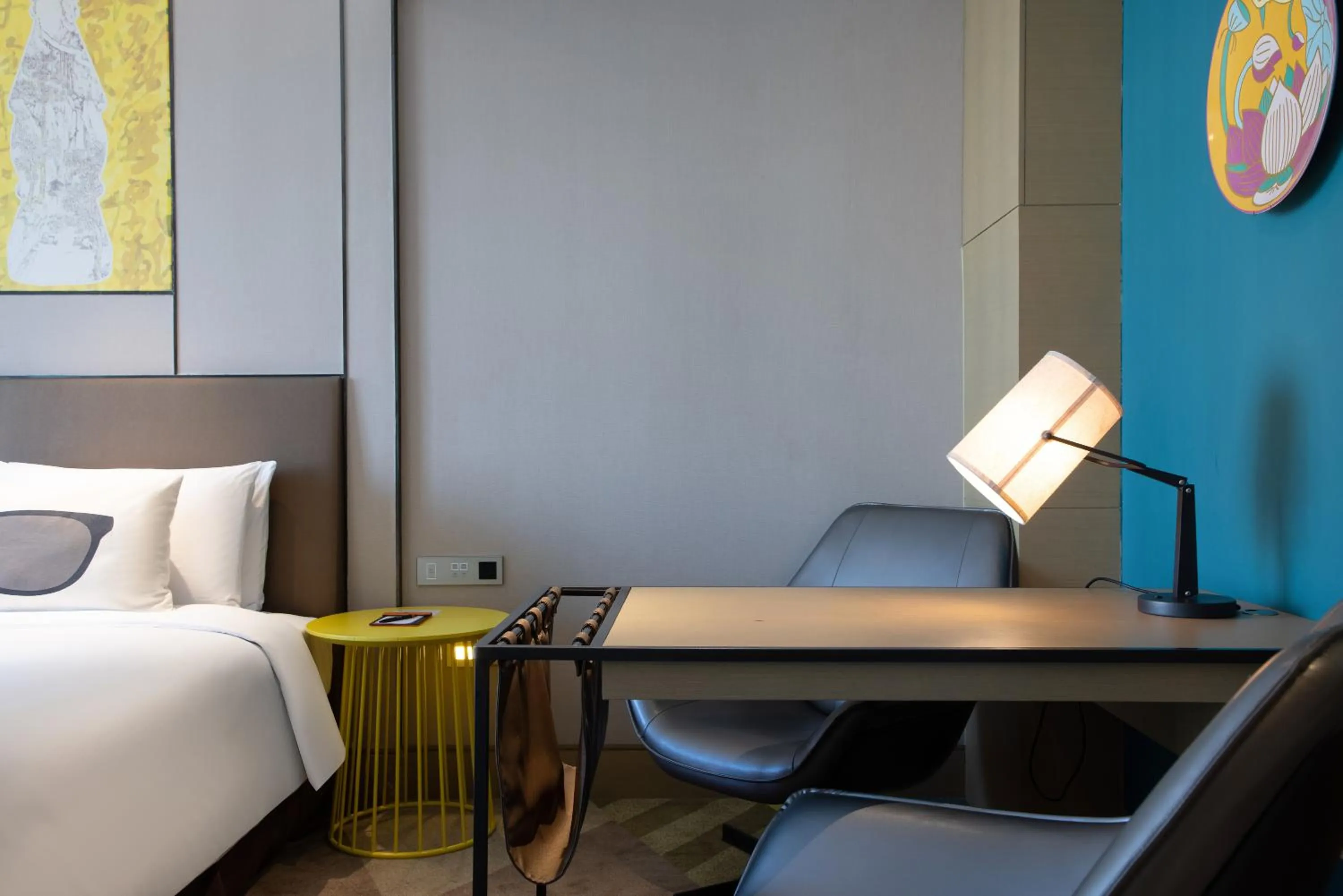 Bed in MiniMax Premier Hotel Shanghai Hongqiao