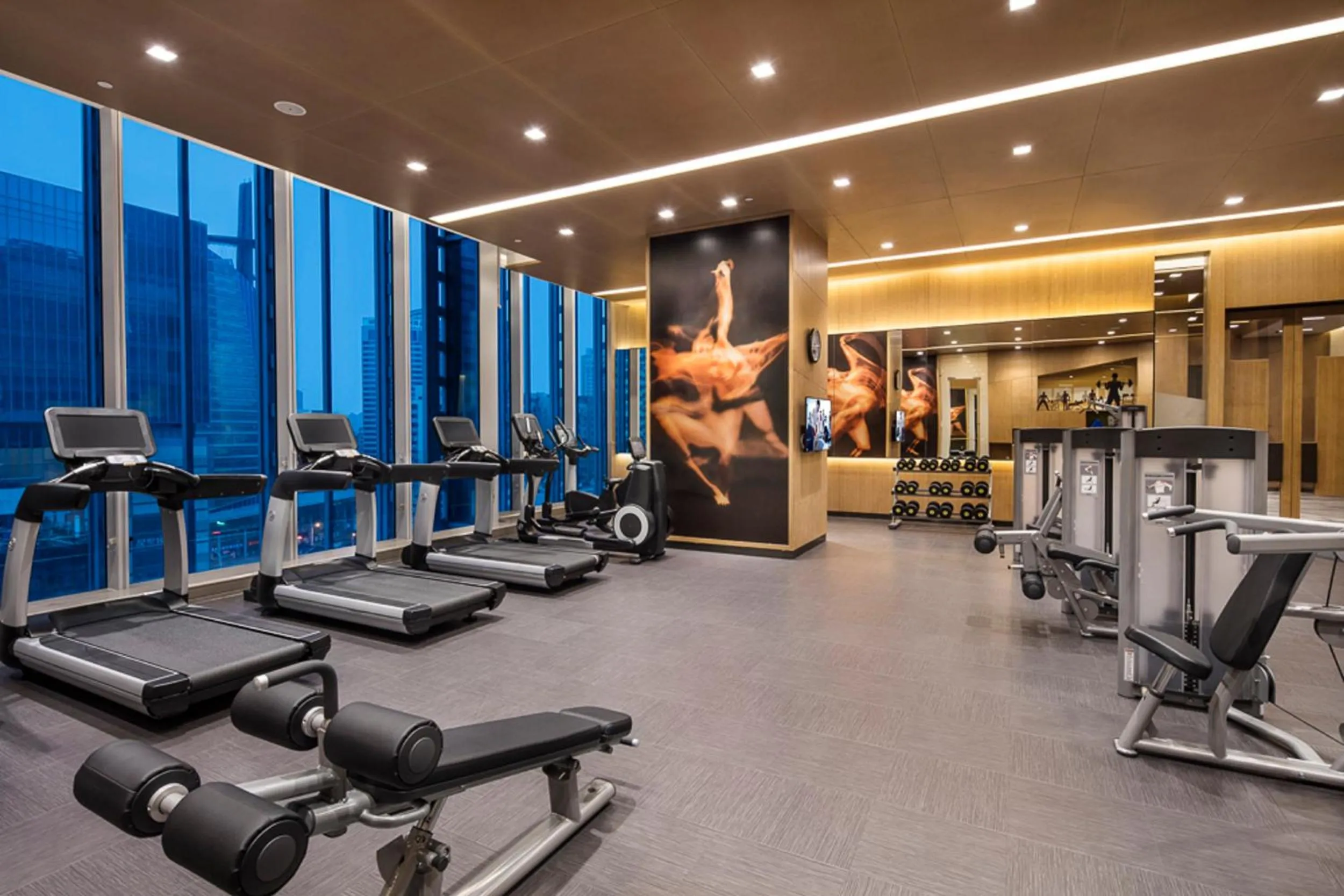 Fitness centre/facilities in Ascott Central Wuxi